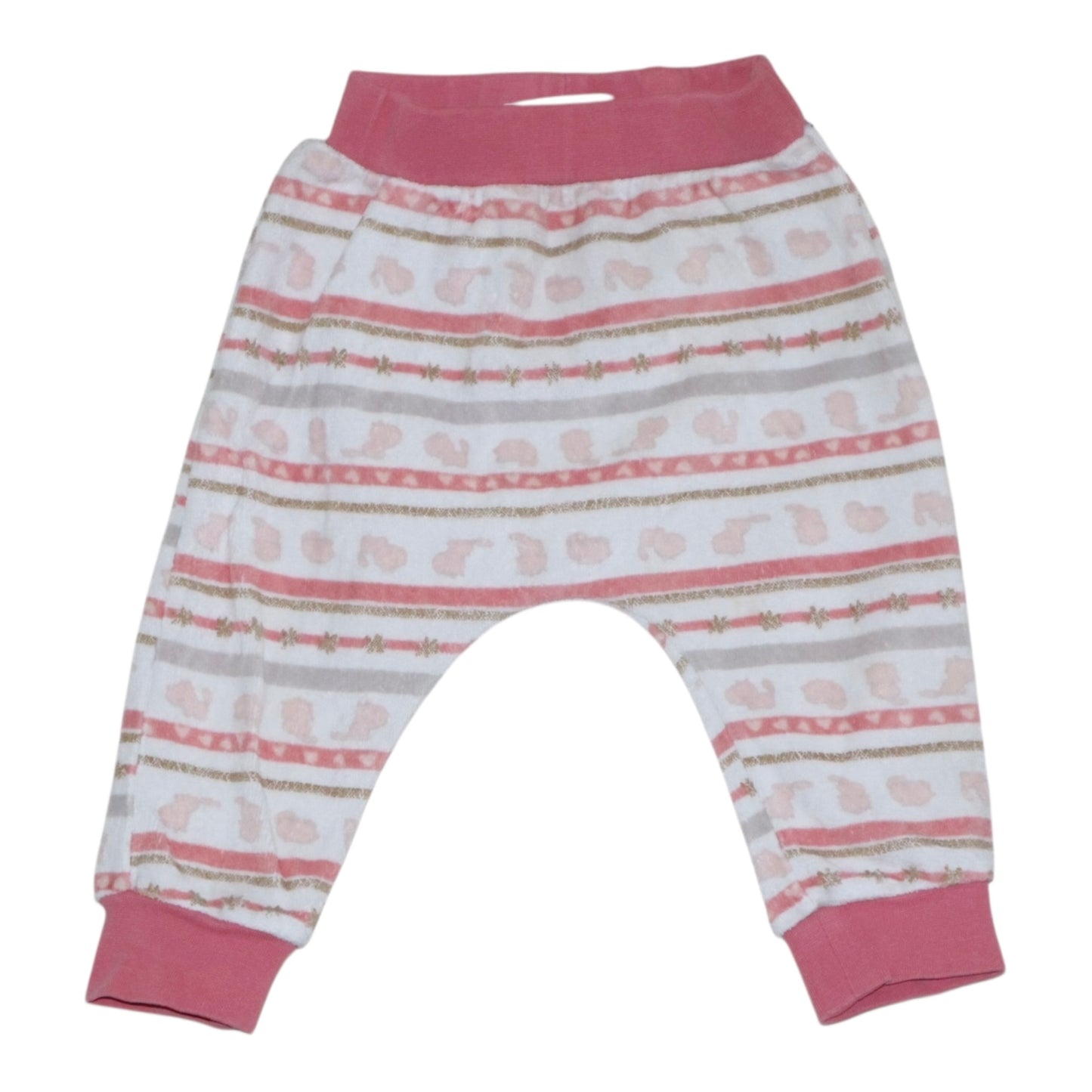 Byxor i fleece från Civil Baby - Storlek 80 - Rosa