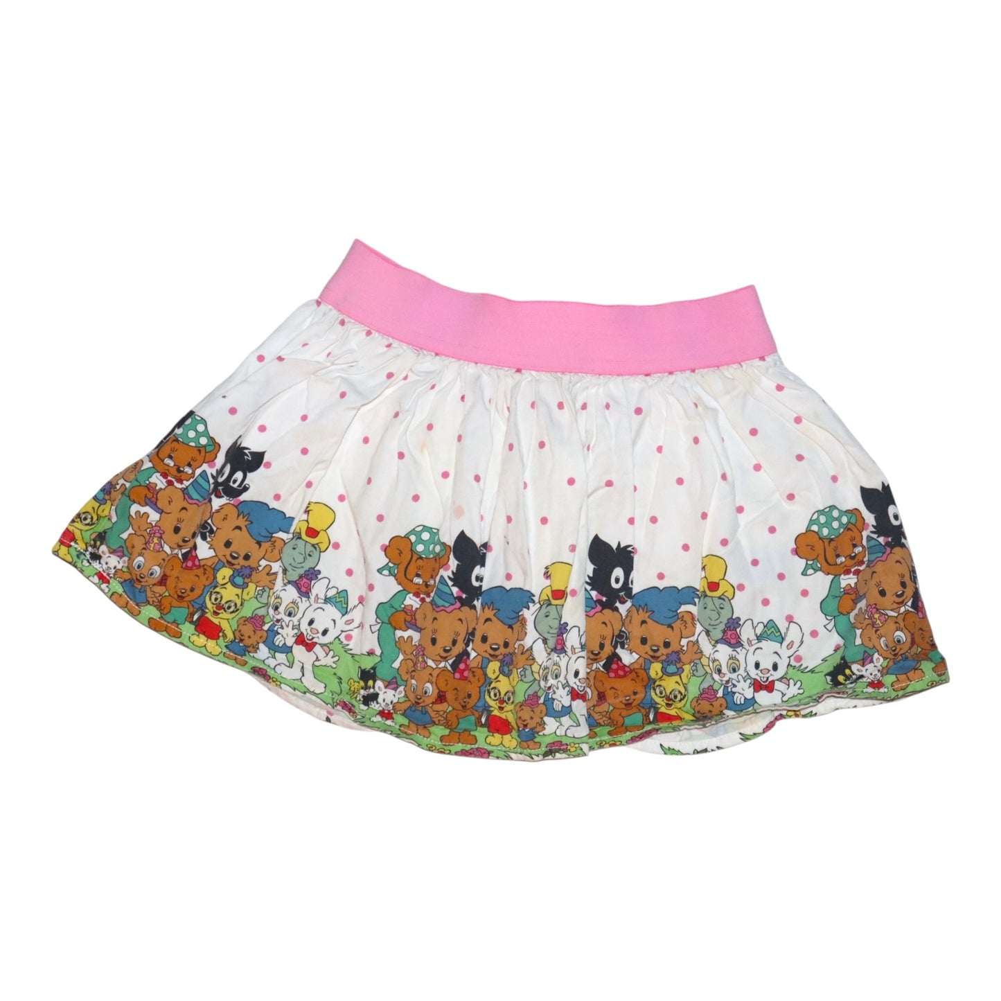 BAMSE Kjol från LINDEX - Storlek 110 - Vit & Rosa (Multi)