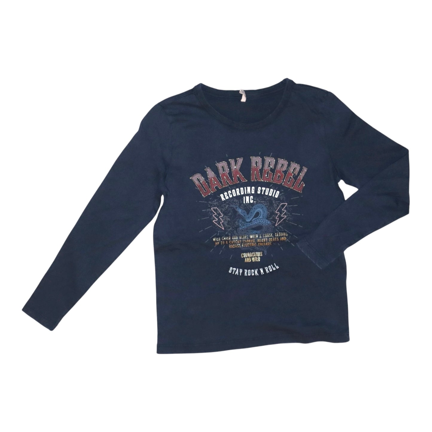 Långärmad T-shirt från KIDS ONLY - Storlek 134/140 - Mörkblå