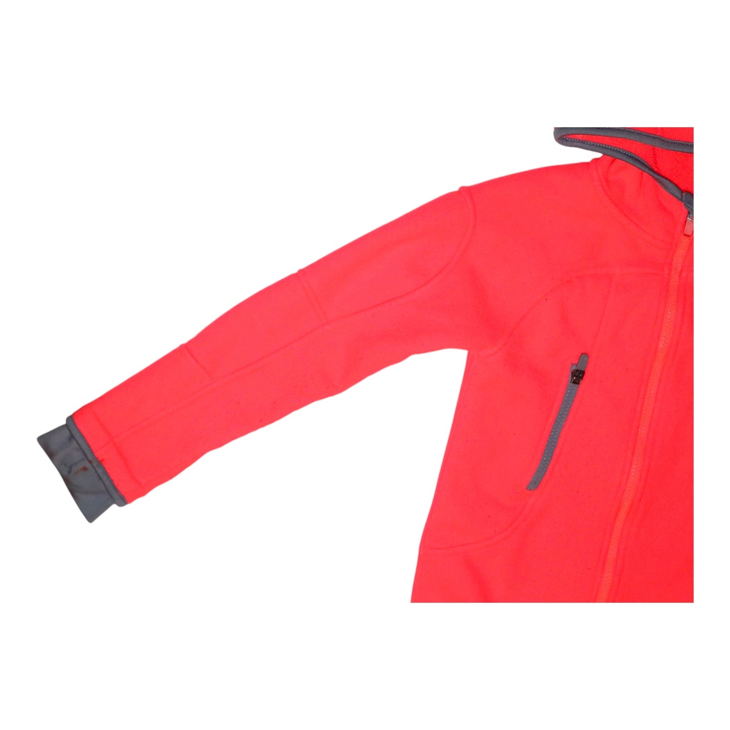Jacka i Fleece från H&M Sports - Storlek 122/128 - Orange