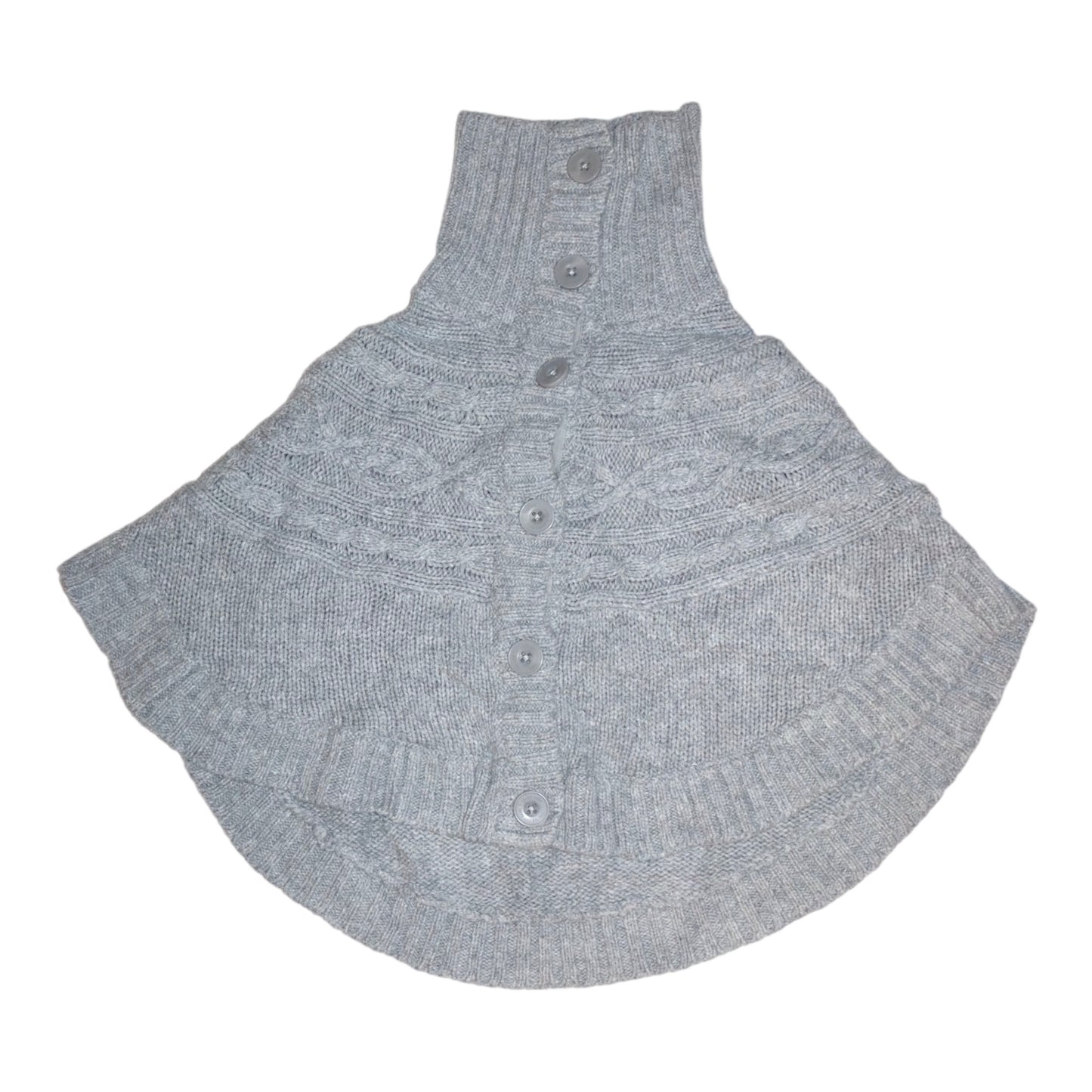 Stickad Kappa från H&M - Storlek 110/116 - Grå