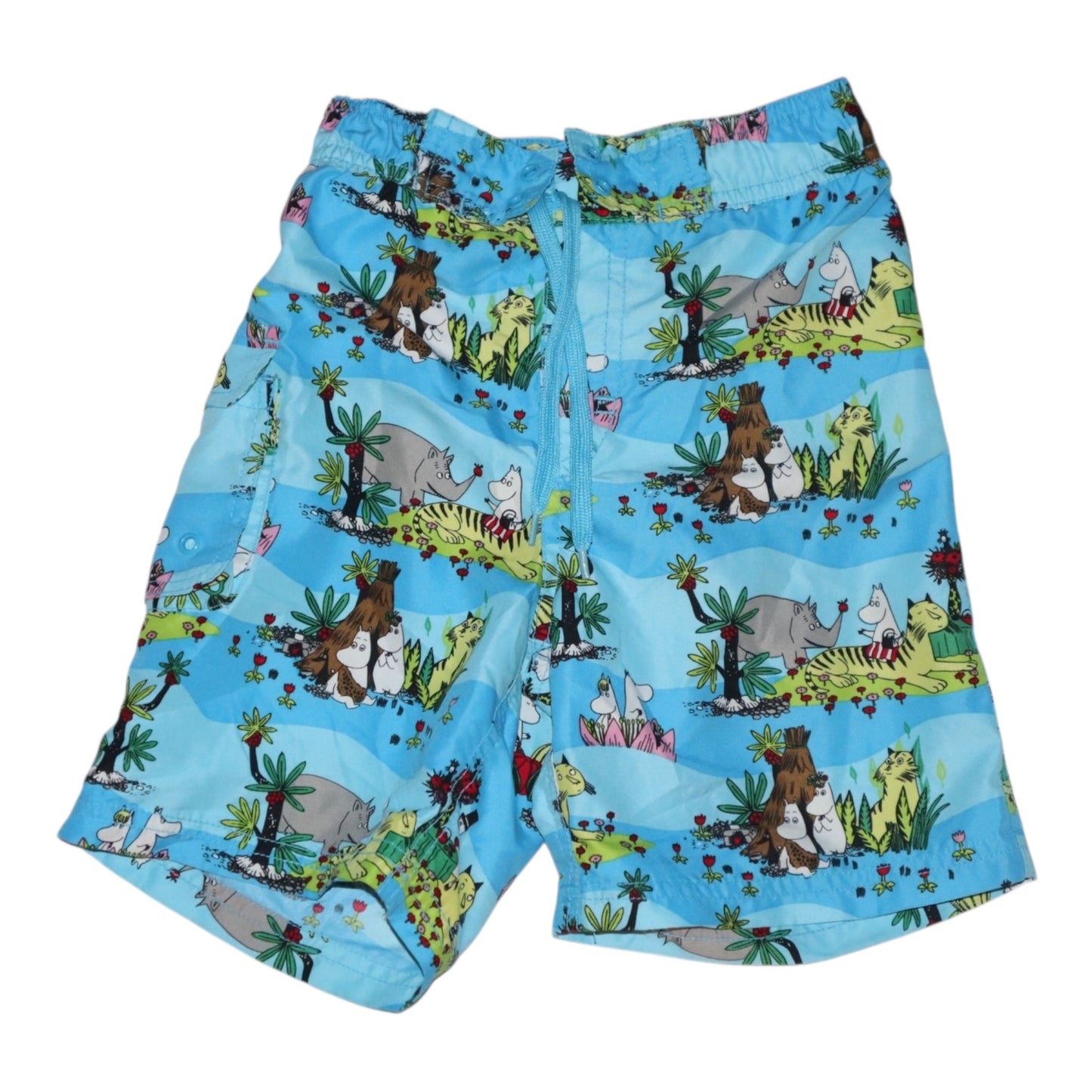 Bad Shorts från MOOMIN - Storlek 110/116 - Blå & Gul (Multi)