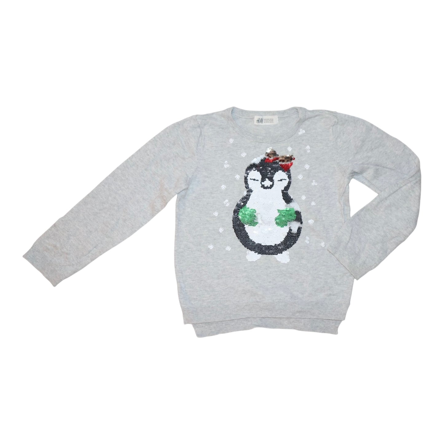 Tröja från H&M - Storlek 110/116 - Ljusgrå