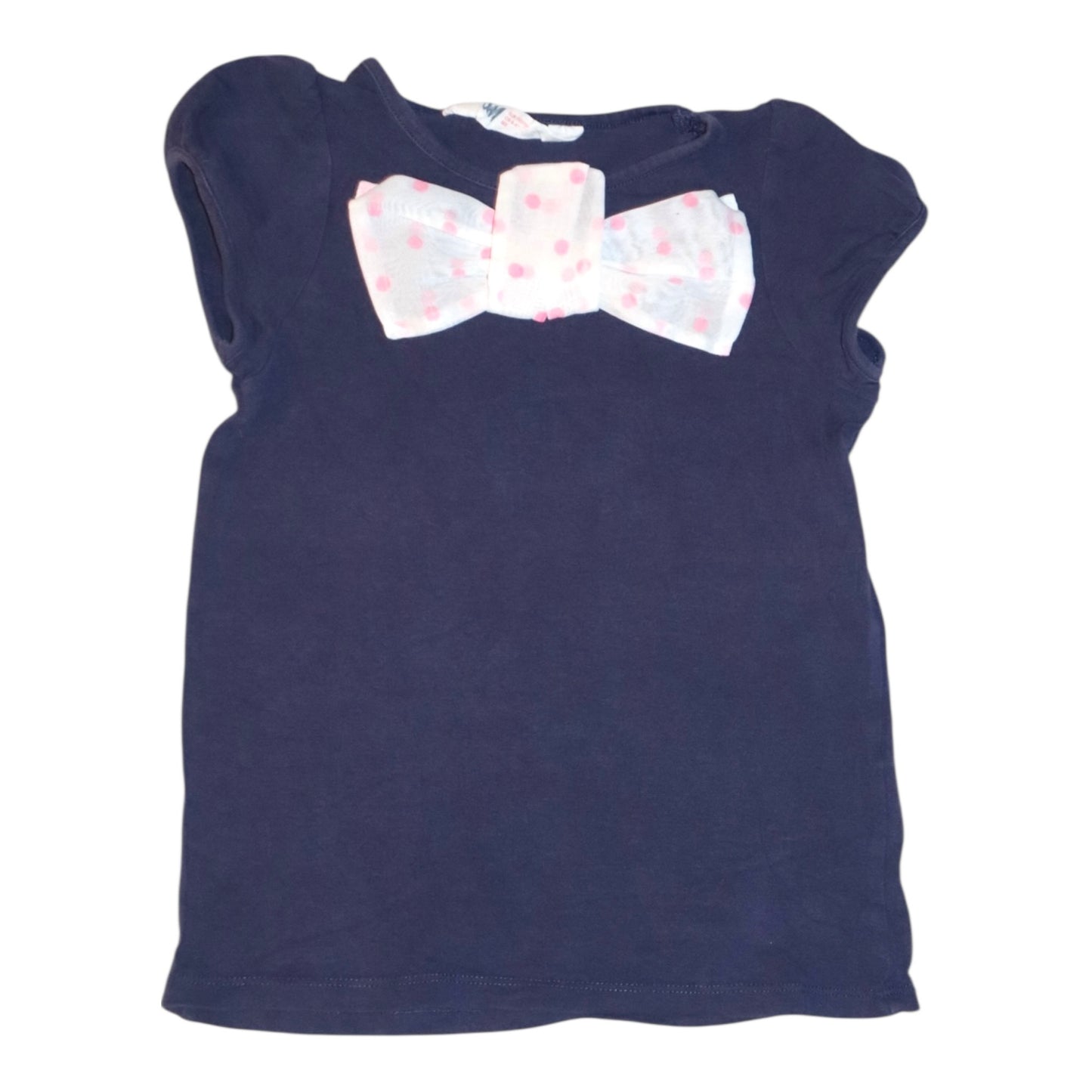Kortärmad T-shirt från H&M - Storlek 110/116 - Mörkblå