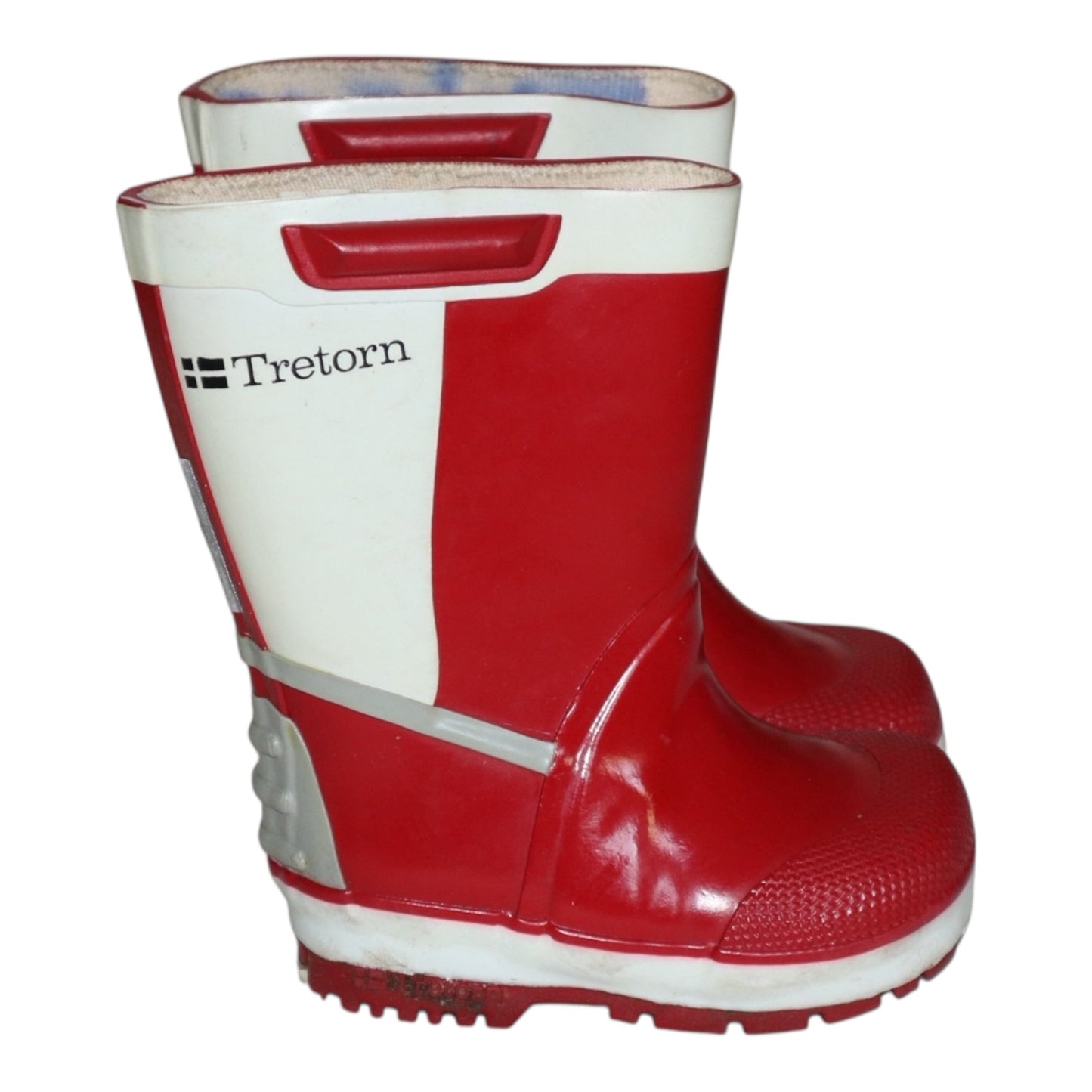 Ofodrade Gummistövlar från Tretorn - Storlek 19 (Innermått 12.5cm) - Röd & Vit