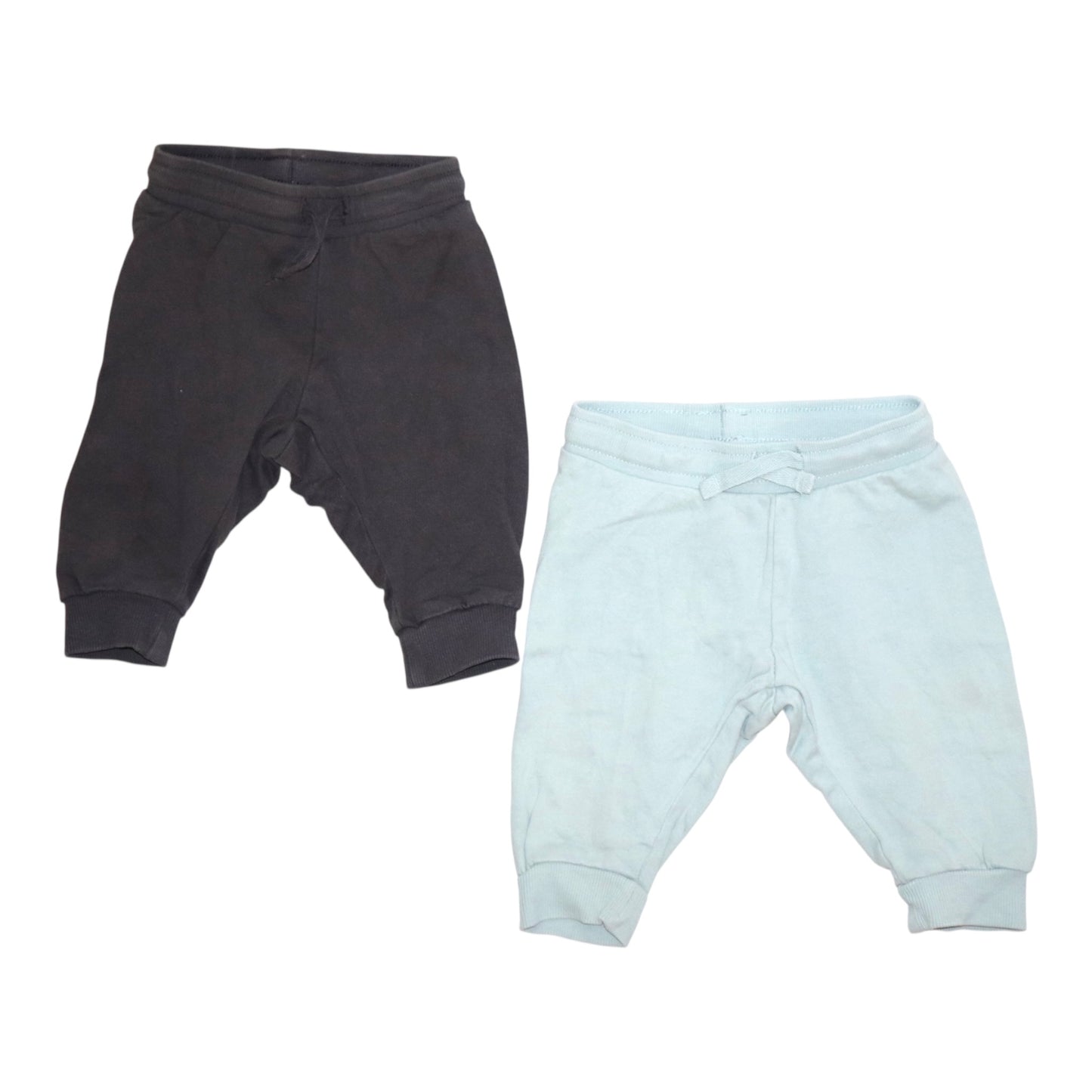 Byxor (2 Pack) från H&M - Storlek 62 - Grå & Ljusgrön