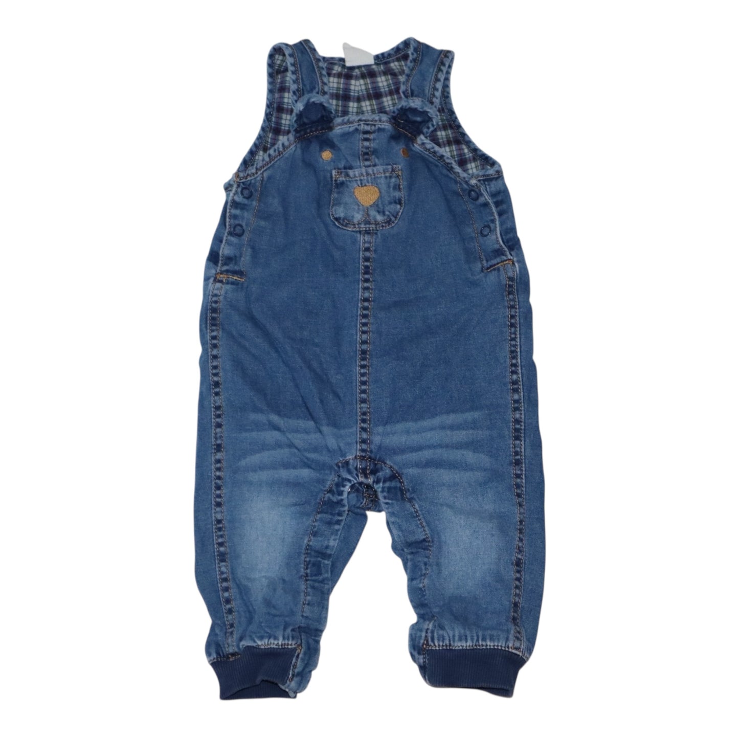 Fodrad Byxdress/ Jumpsuit från H&M - Storlek 68 - Blå