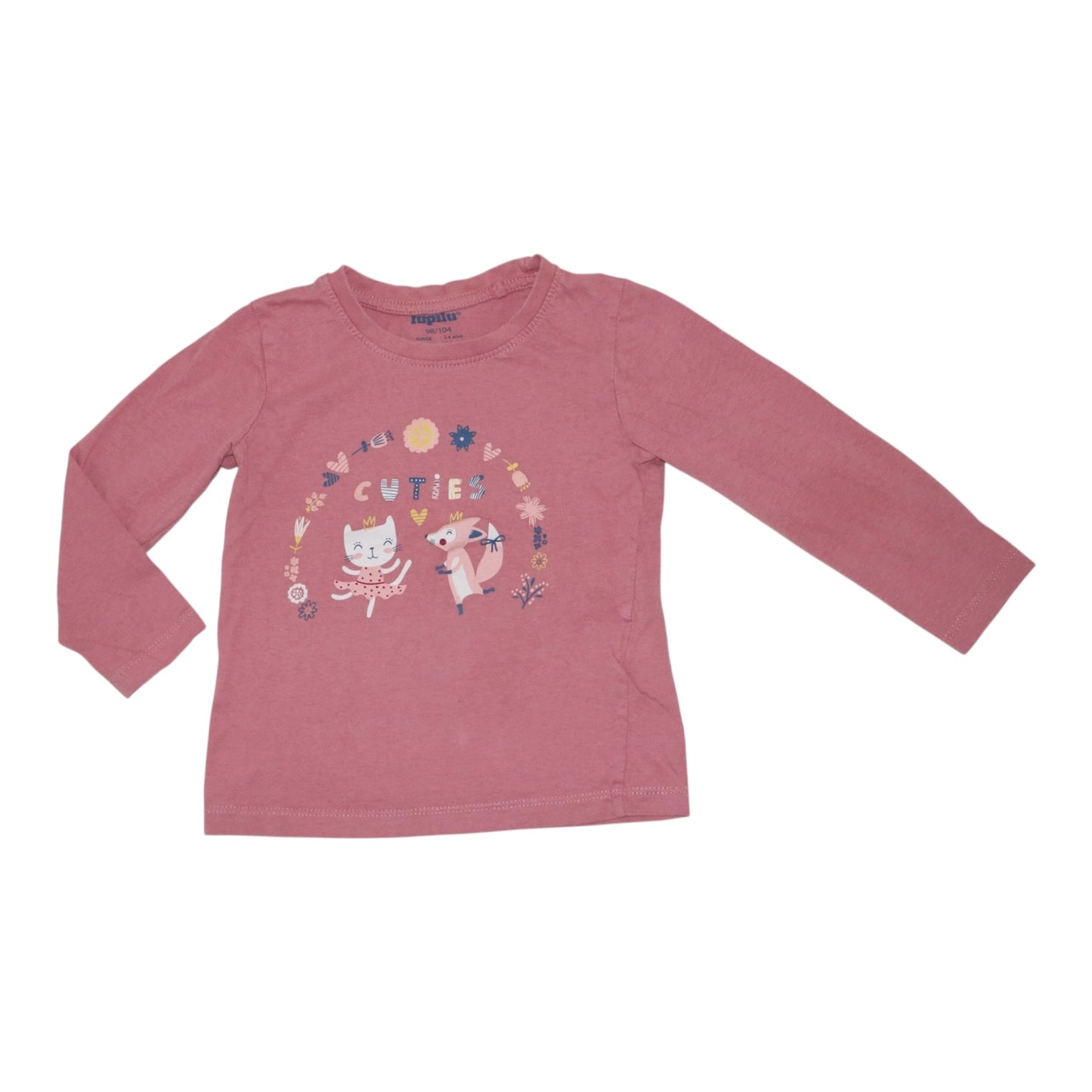 Pyjamas Tröja & Byxor Matchande Set från lupilu - Storlek 98/104 - Rosa
