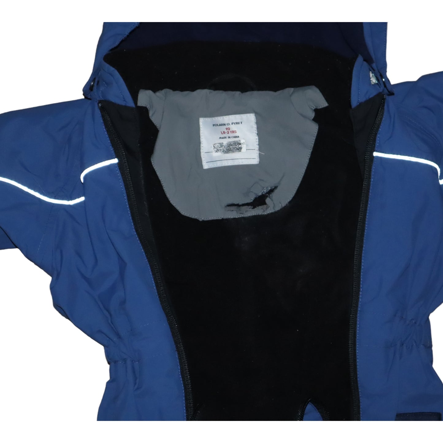 Vinteroverall från POLARN O. PYRET - Storlek 92 - Blå