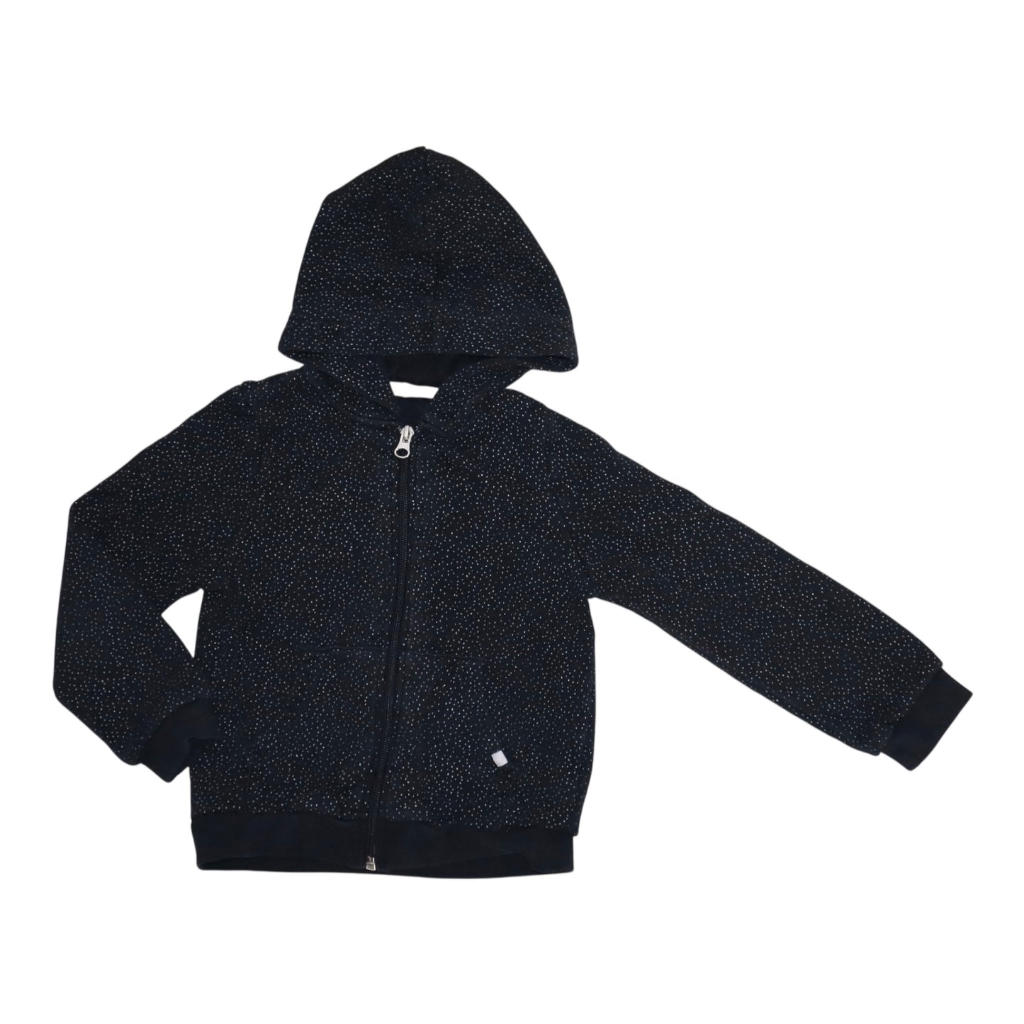 Tröja med huva från H&M - Storlek 98/104 - Svart