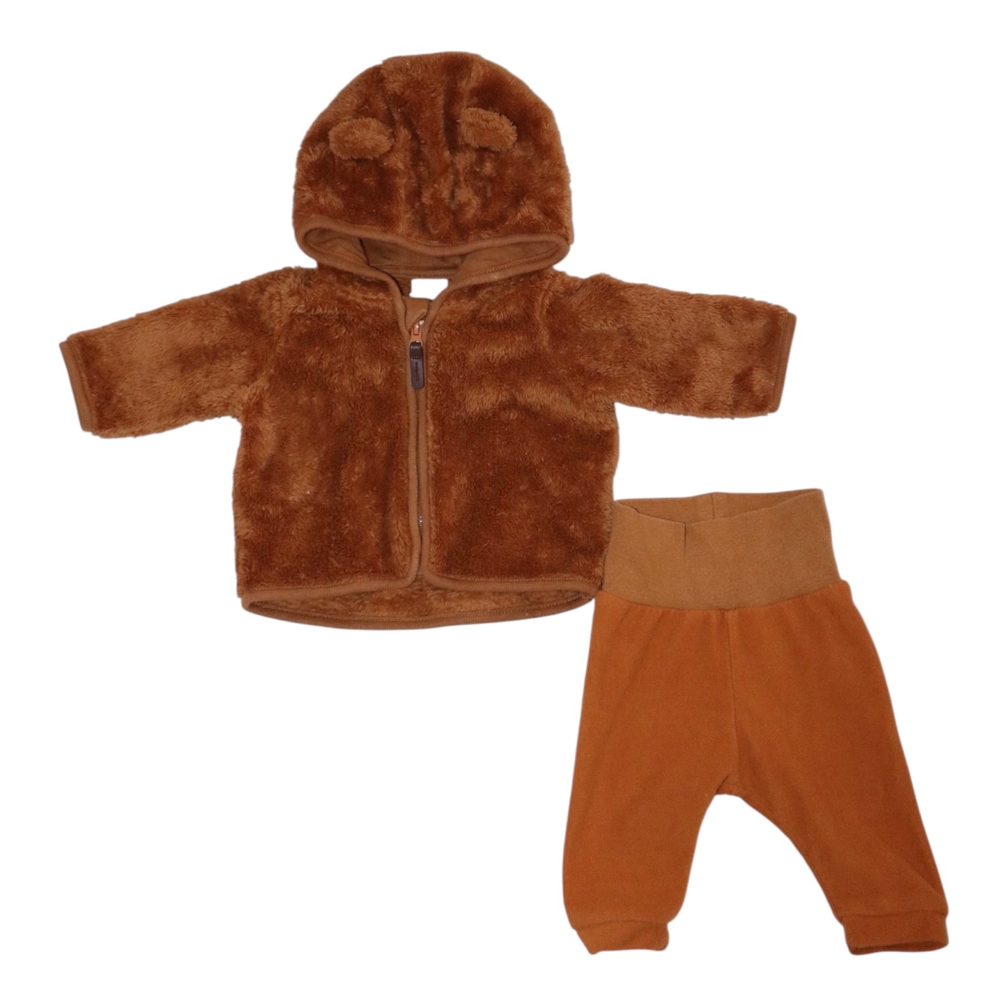 Tröja & Byxor i fleece Matchande Set från H&M - Storlek 50 - Brun