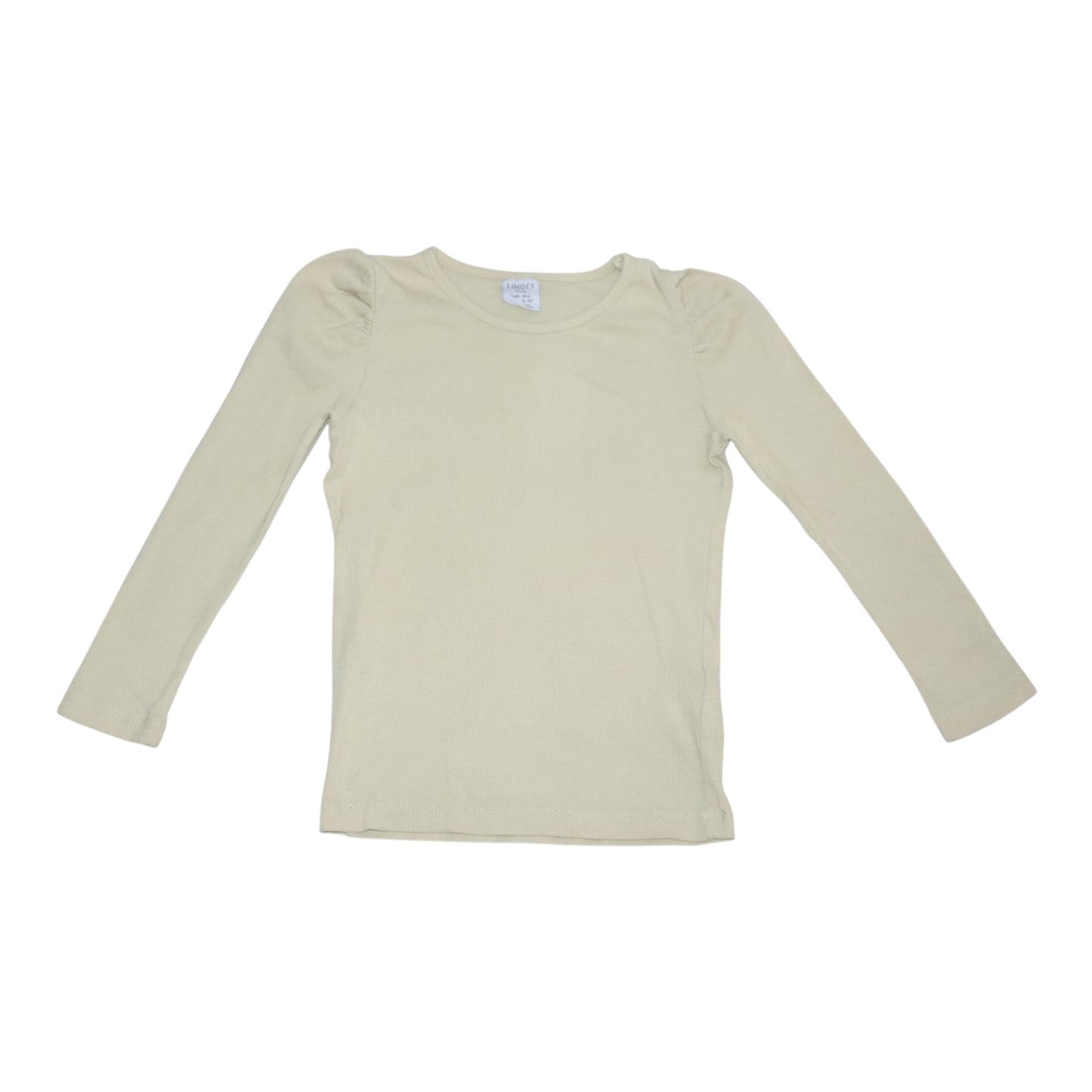 Långärmad T-shirt från LINDEX - Storlek 104 - Ljusgul