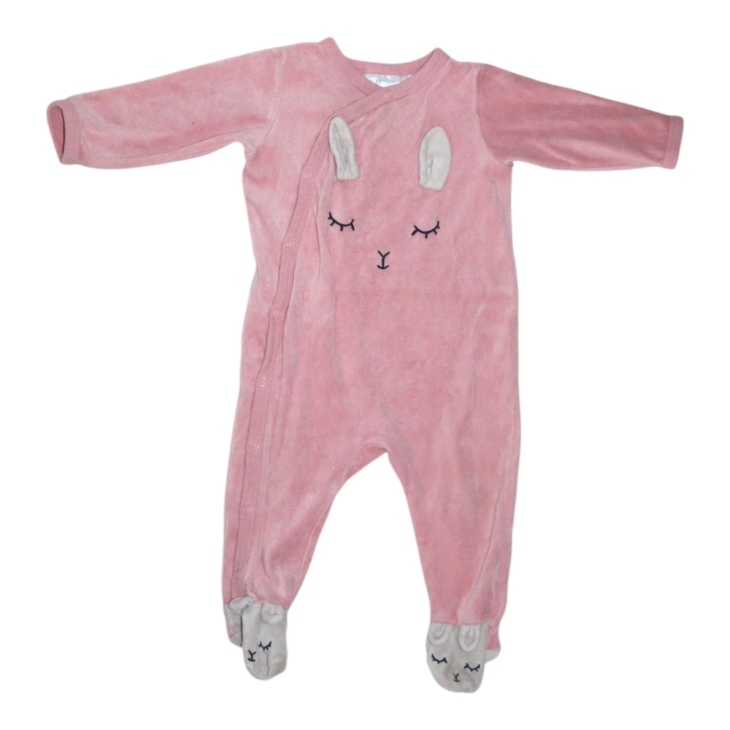 Byxdress/ Jumpsuit från H&M - Storlek 68 - Ljusrosa