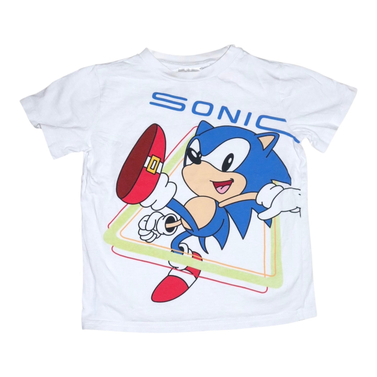 Kortärmad T-shirt från H&M - Storlek 110/116 - Vit