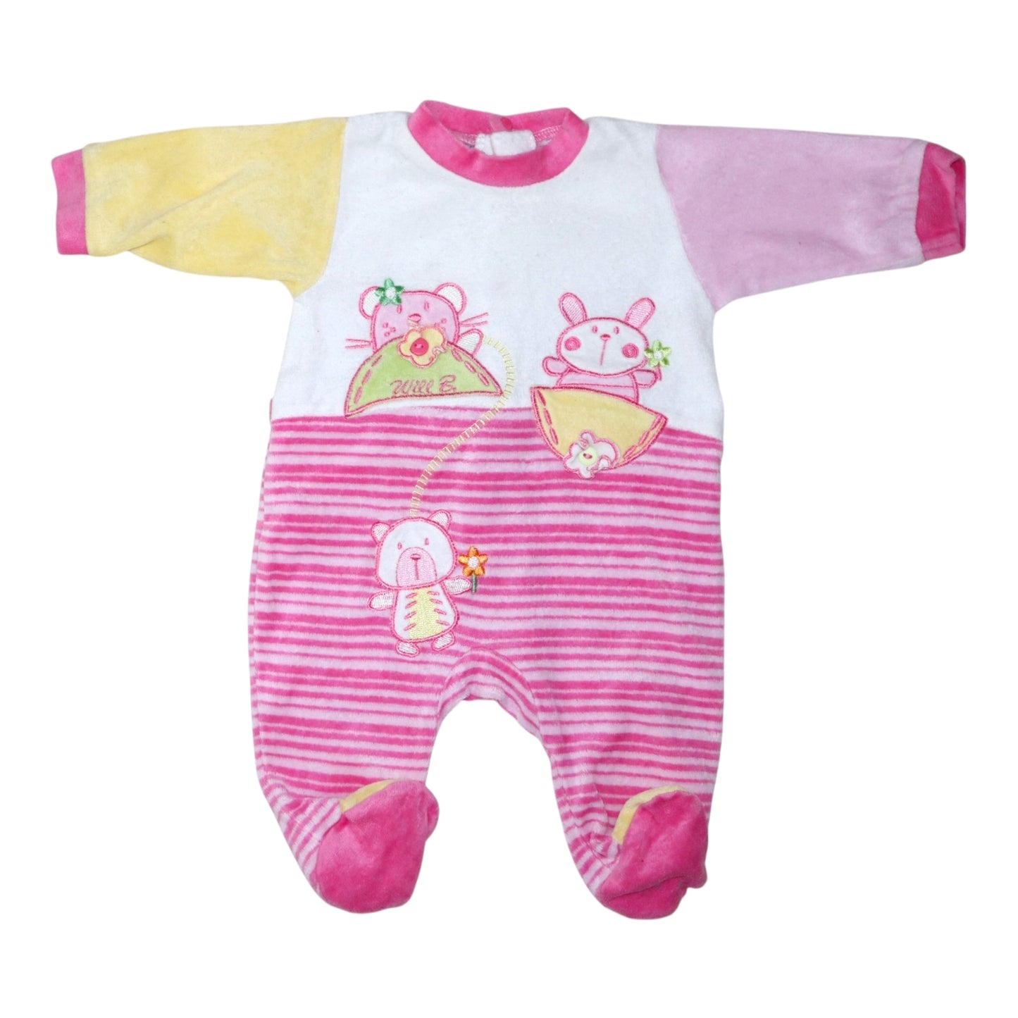 Pyjamas (2 Pack) - Storlek 62 - Vit & Rosa