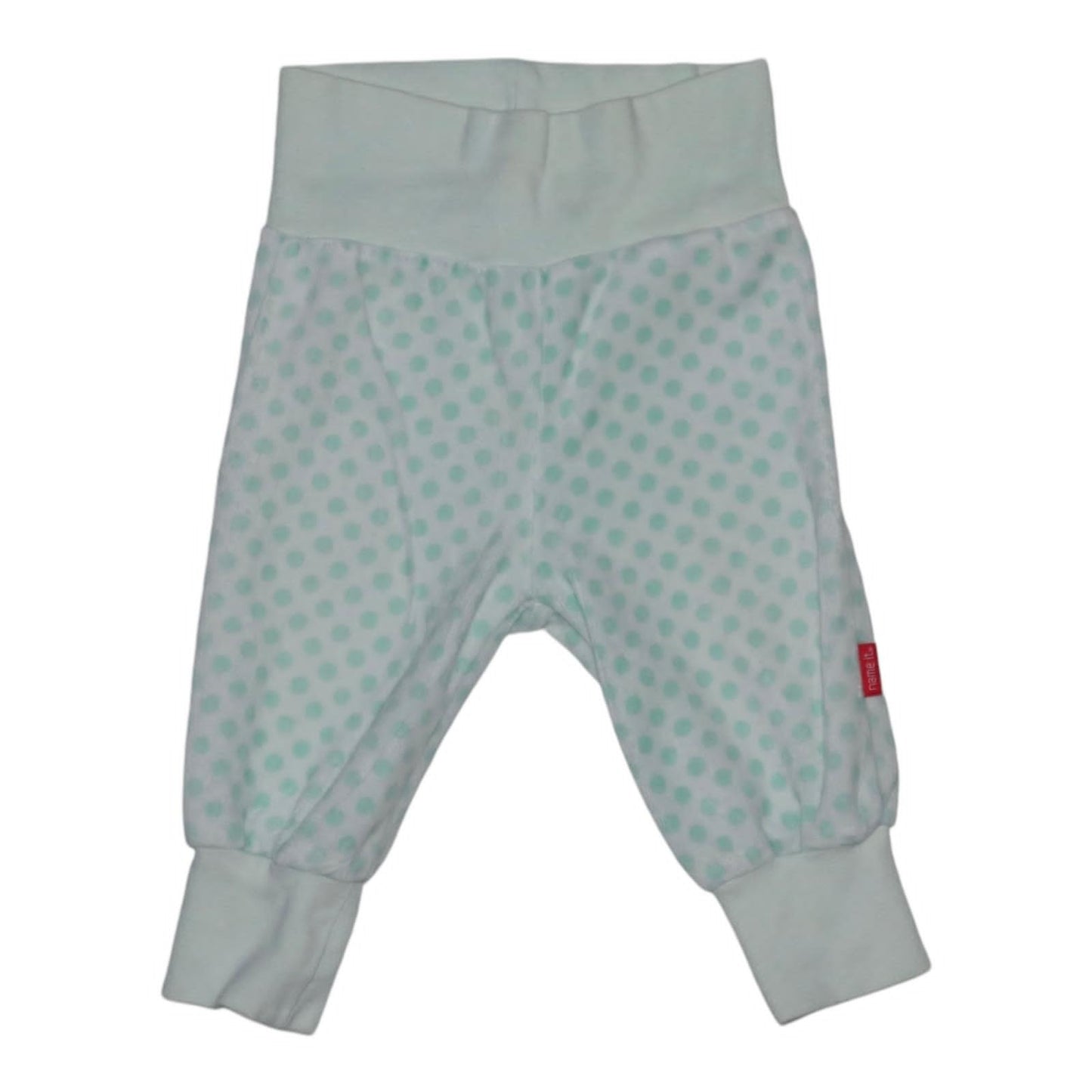 Byxor i fleece från name it - Storlek 62 - Ljusgrön