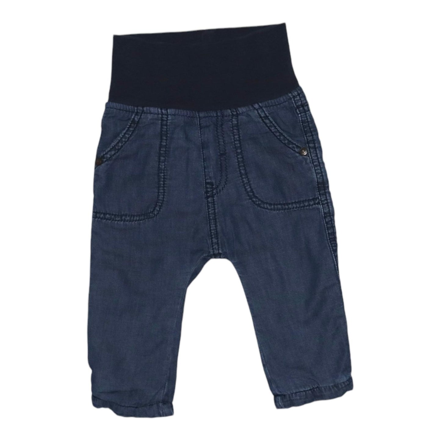 Fodrade Jeans Byxor från newbie - Storlek 62 - Blå
