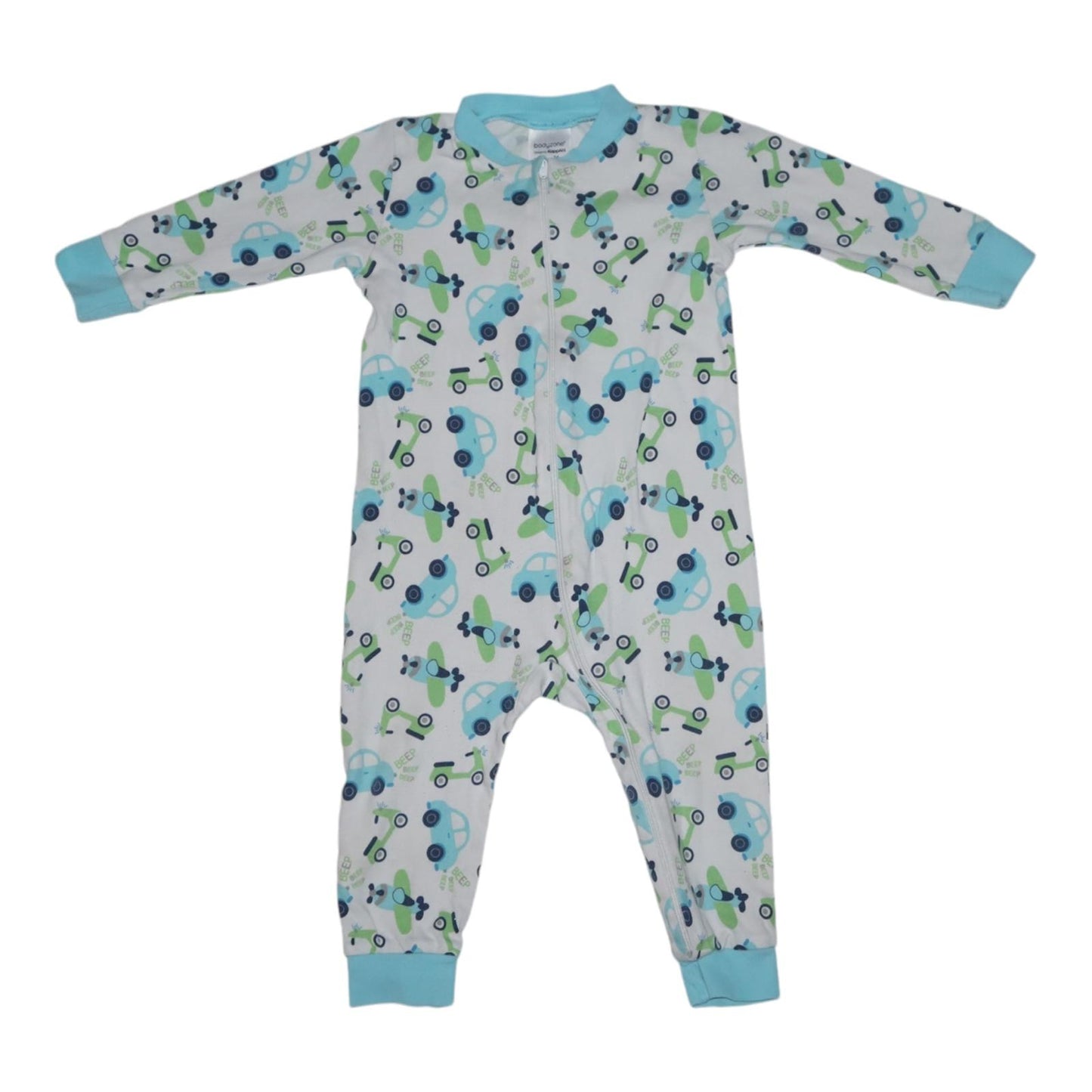 Pyjamas från KappAhl - Storlek 74/80 - Vit & Ljusblå