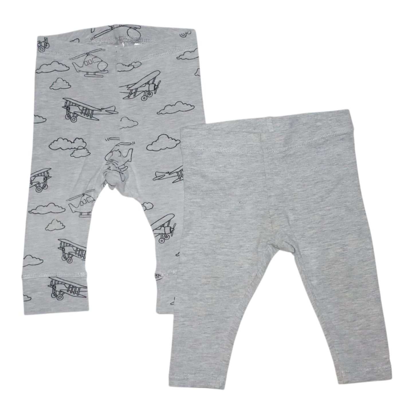 Byxor (2 Pack) från H&M - Storlek 68 - Ljusgrå