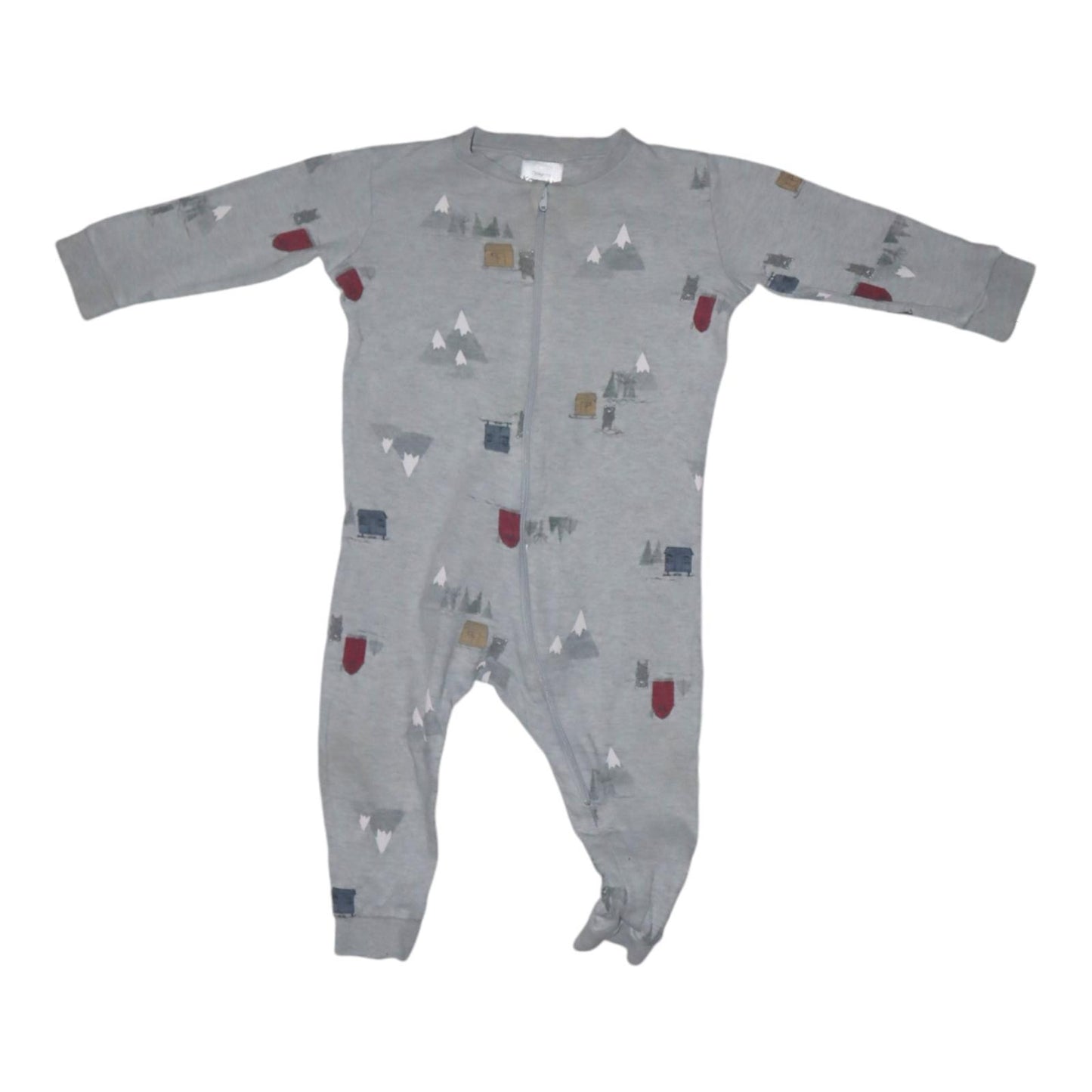 Pyjamas från KappAhl - Storlek 74/80 - Ljusgrå