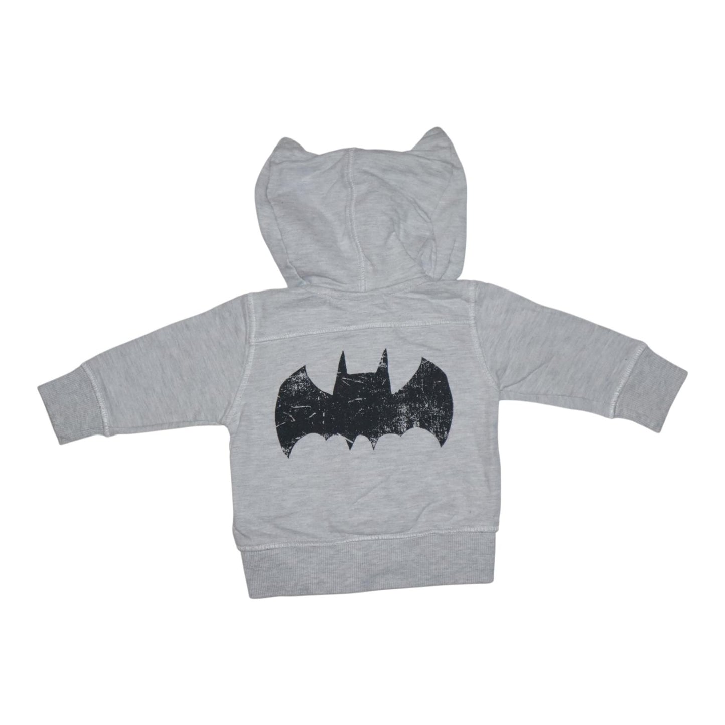 Tröja med huva från LINDEX - Storlek 68 - Ljusgrå