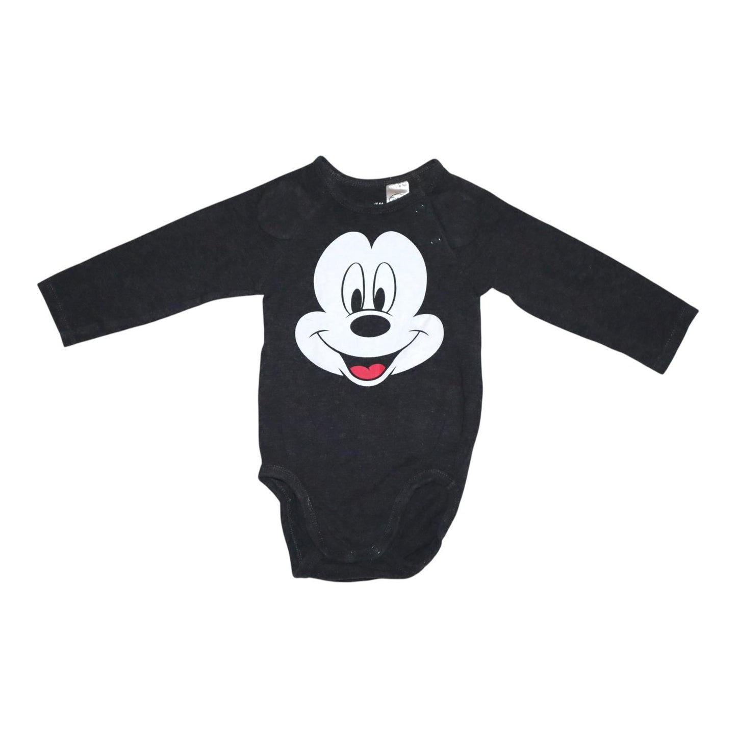 Långärmad Body från H&M - Storlek 68 - Mörkgrå