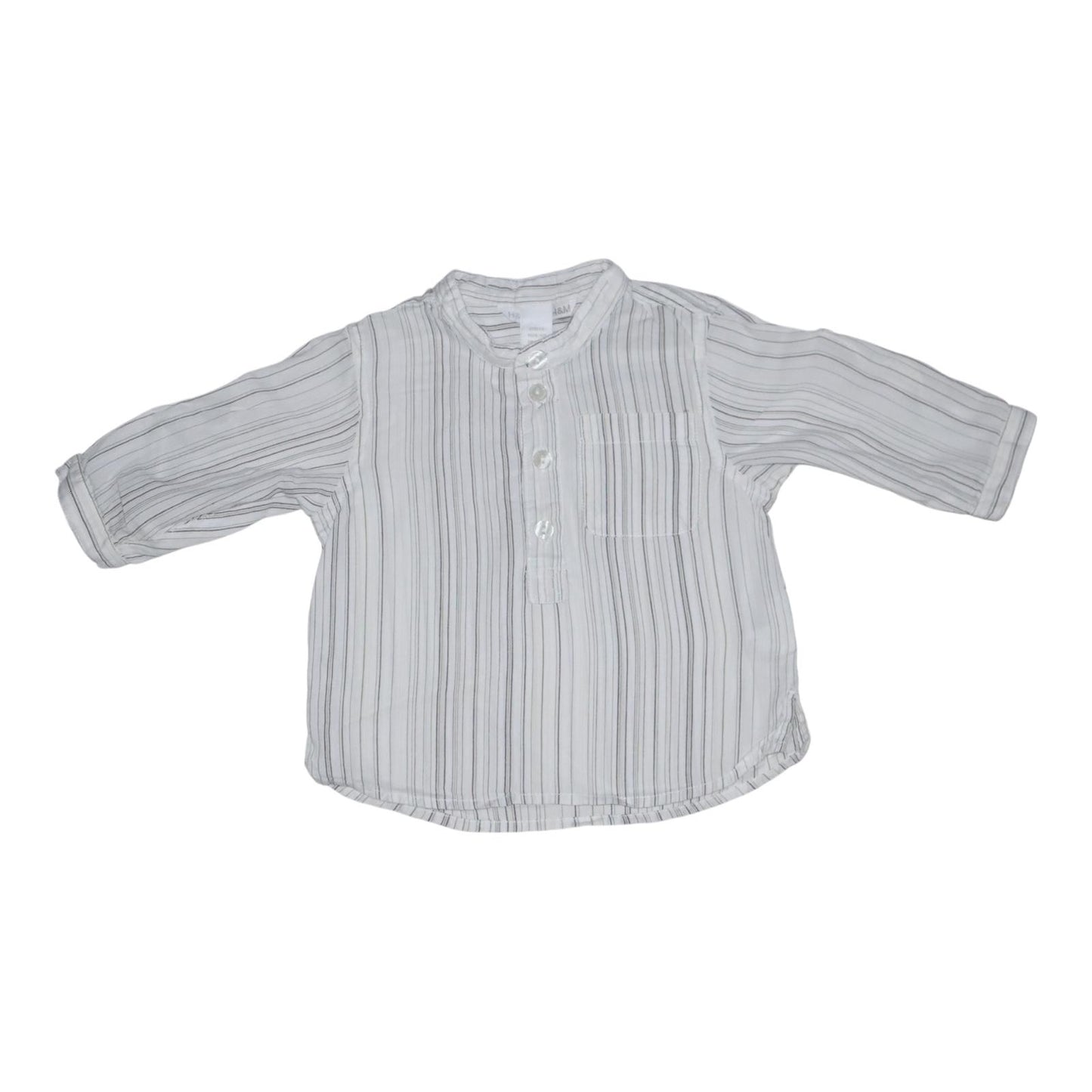 Långärmad Skjorta från ME TOO - Storlek 68 - Vit