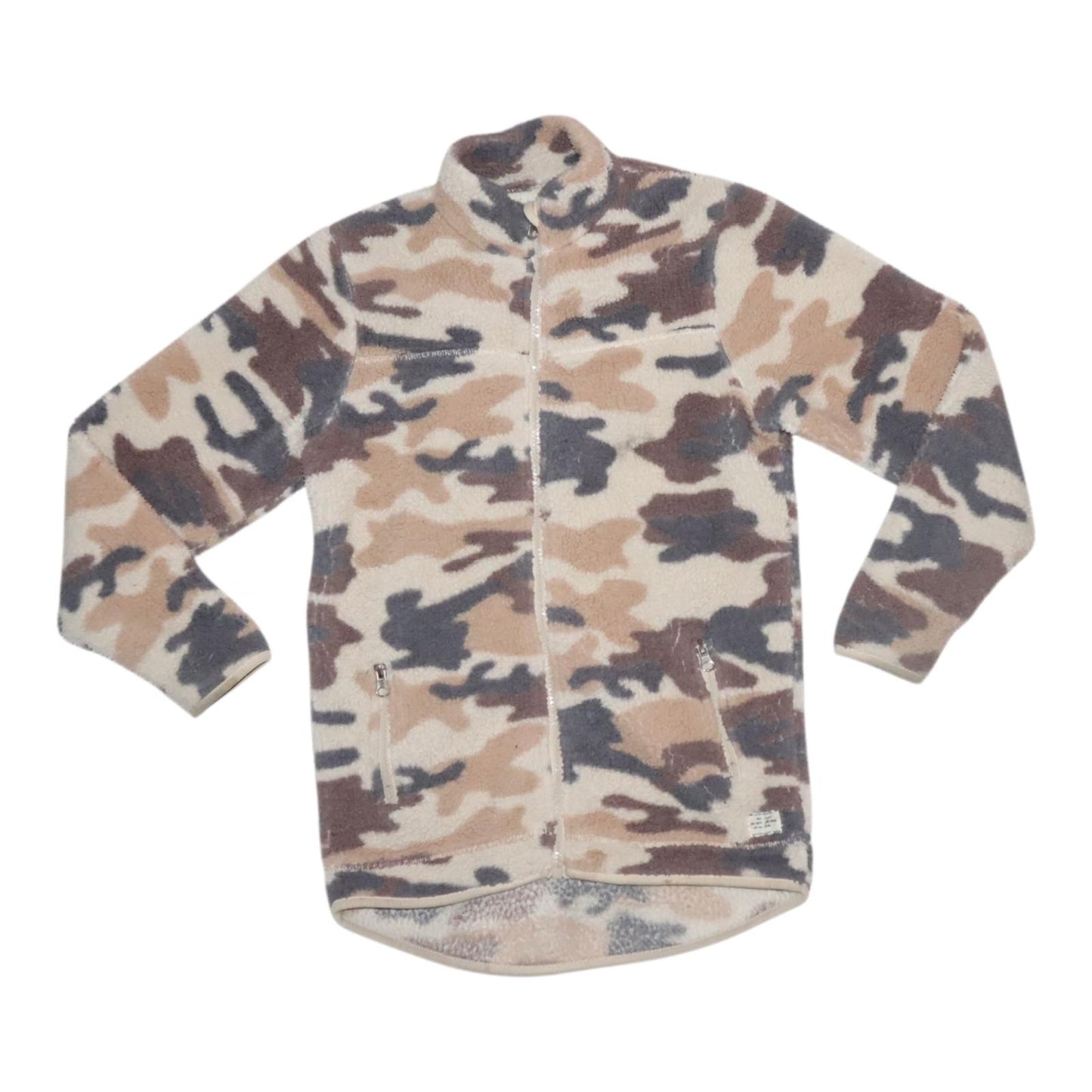 Jacka i fleece från 157 - Storlek 140 - Brun & Beige