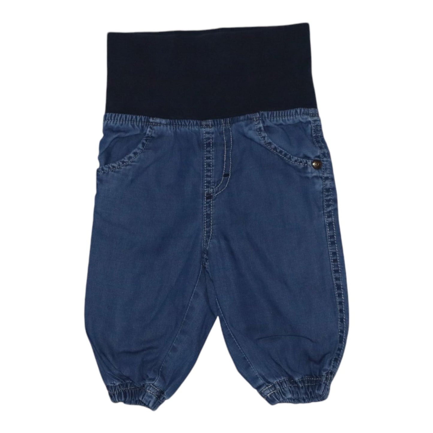 Fodrade Jeans Byxor från newbie - Storlek 62 - Blå