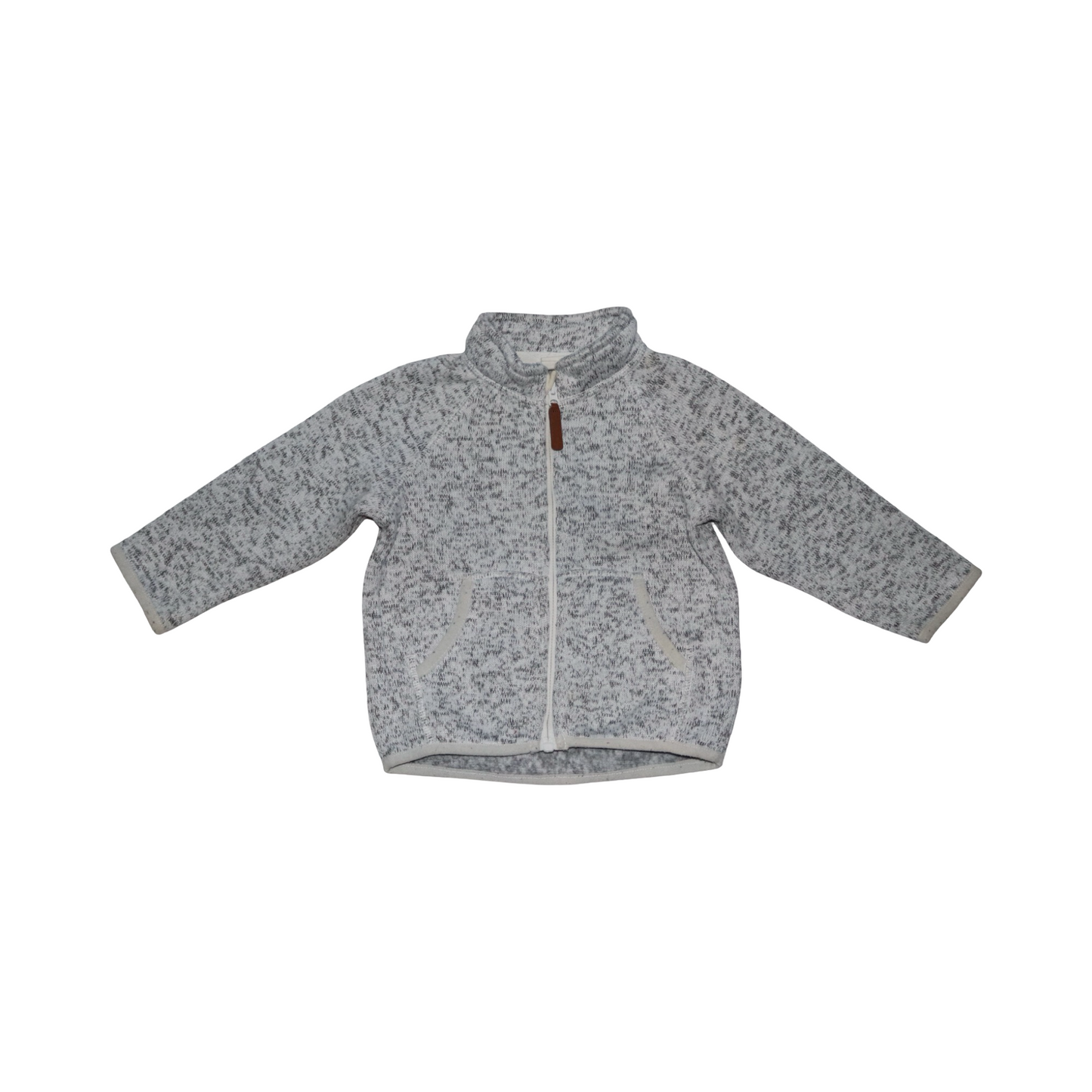 Jacka i Fleece från H&M - Storlek 74 - Grå