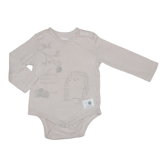 Långärmad Body från so cute - Storlek 74cm - Beige