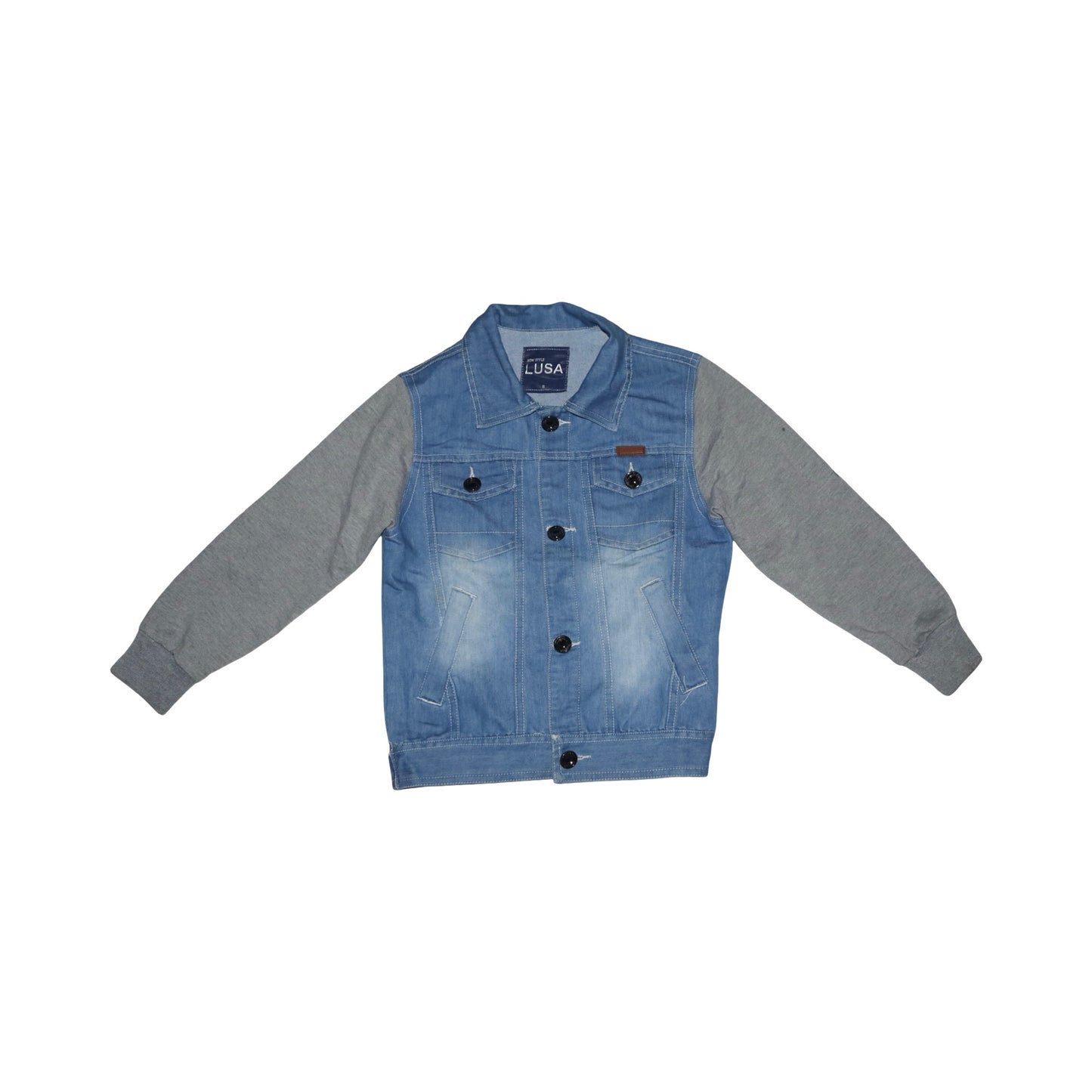 Jeans Jacka från LUSA - Storlek 128 - Blå & Grå