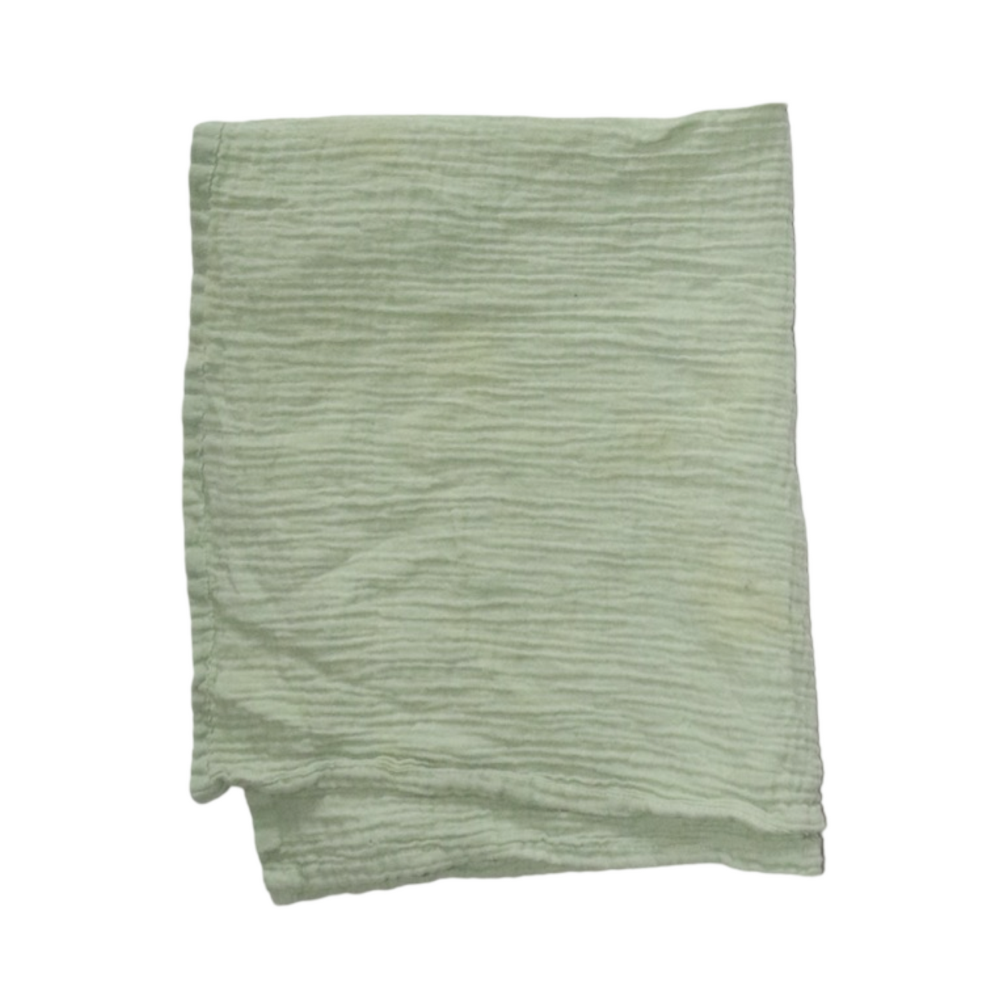 Filt - Muslinfilt från discovery+ - Storlek 75cm x 60cm - Grön