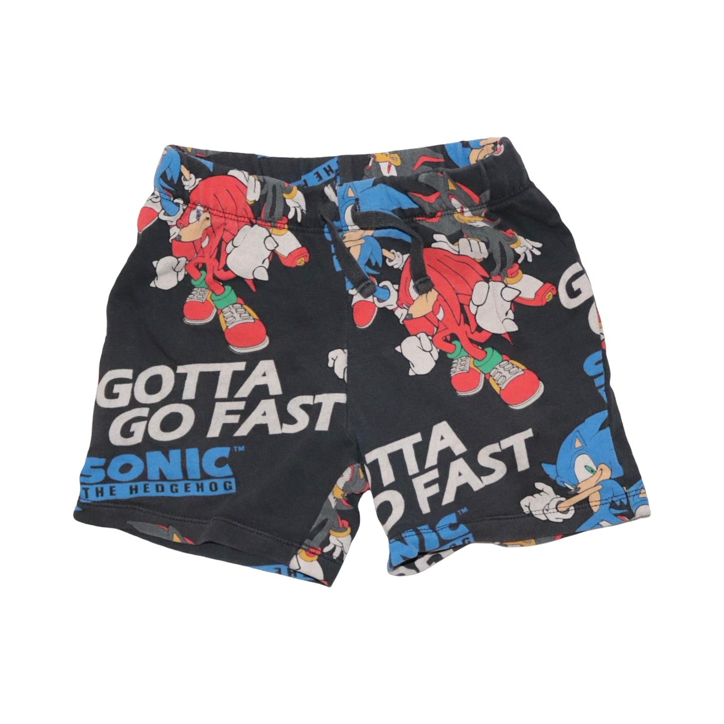 Kortärmad T-shirt & Shorts Matchande Set från H&M - Storlek 104 - Svart (Multi)