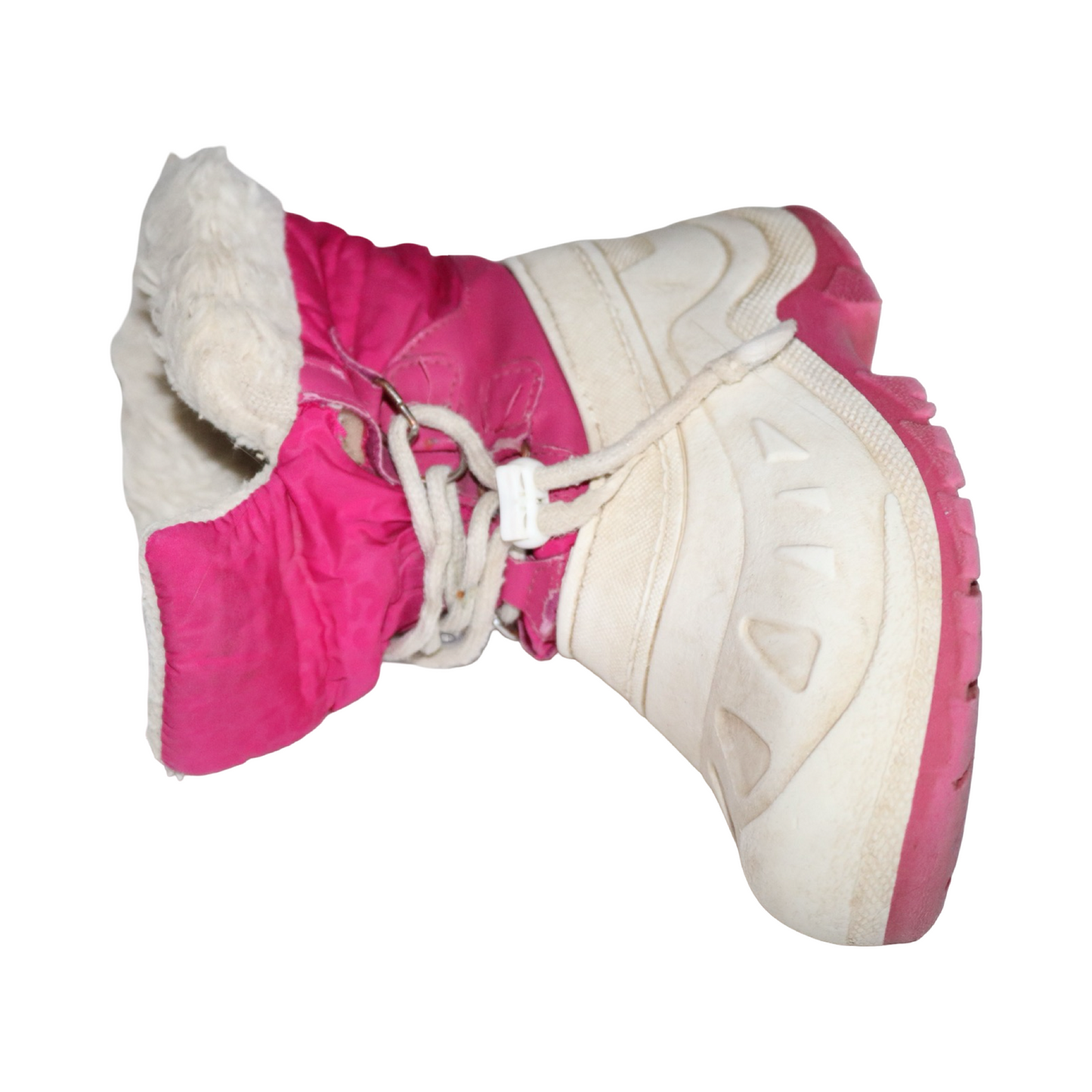 Vinterkängor från LEJON - Storlek 27/28 (Innermått 18cm) - Rosa & Vit