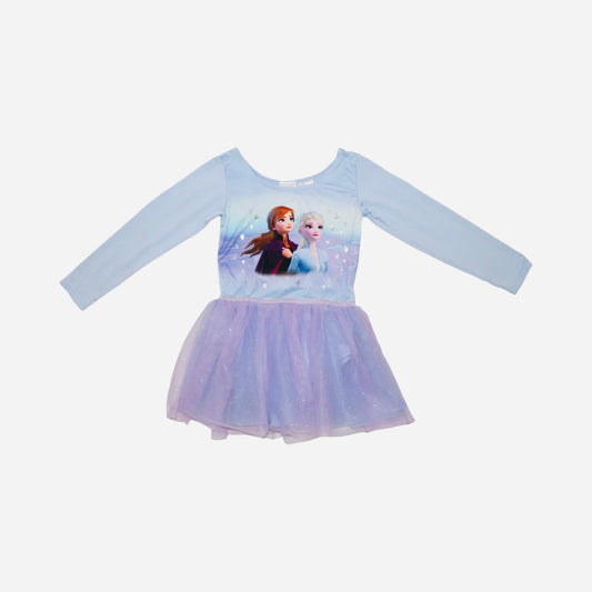 DISNEY Dansdräkt - Klänning från H&M - Storlek 134/140 - Ljusblå & Lila (Multi)