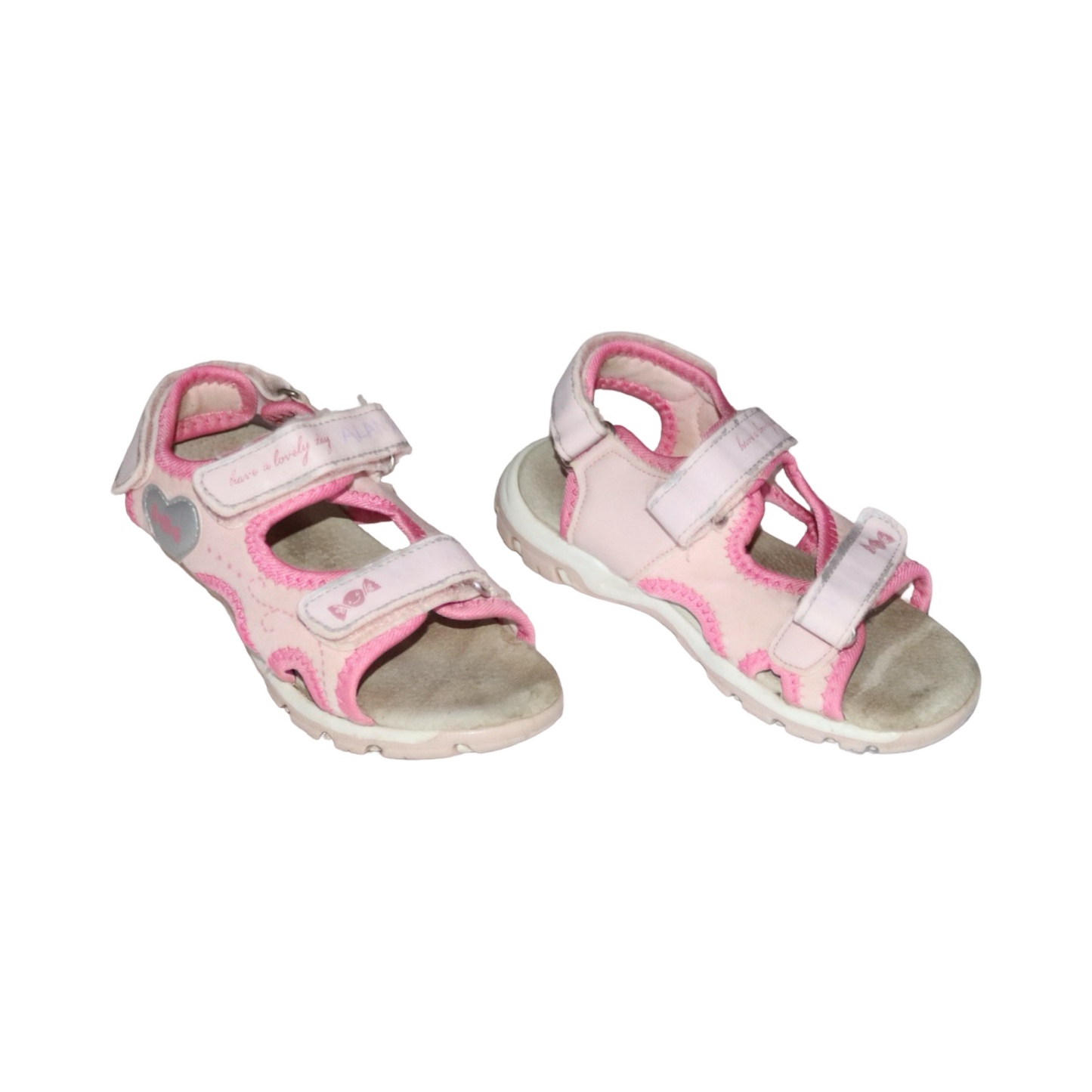 Sandaler från lupilu - Storlek 28 (Innermått 17cm) - Ljusrosa & Vit