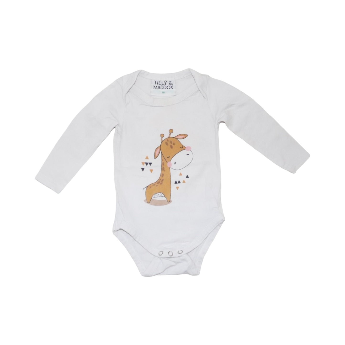Body & Byxor Matchande Set från TILLY & MODDOX & KappAhl - Storlek 68 - Vit & Rosa (Multi)