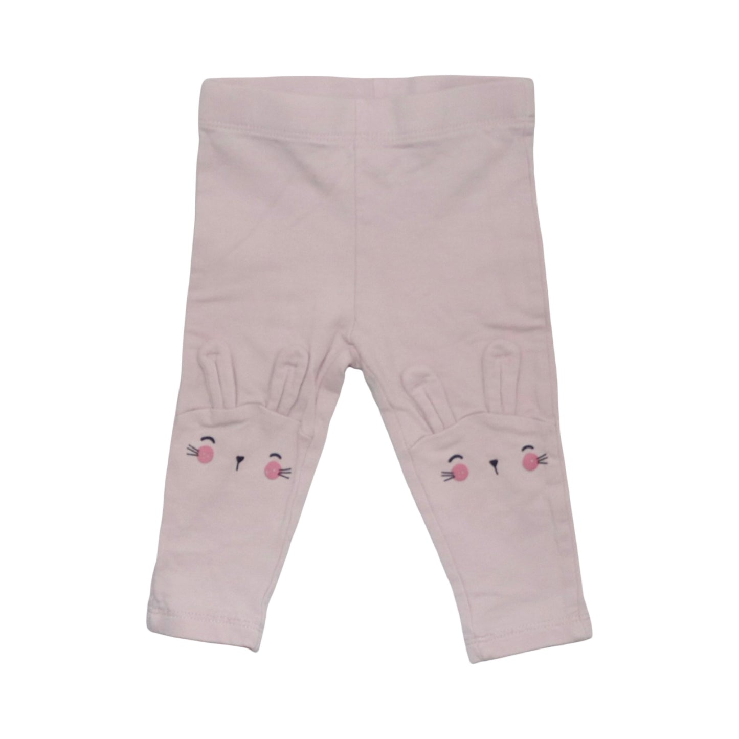 Långärmad Body & Byxor Matchande Set från H&M - Storlek 68 - Vit & Ljusrosa (Multi)
