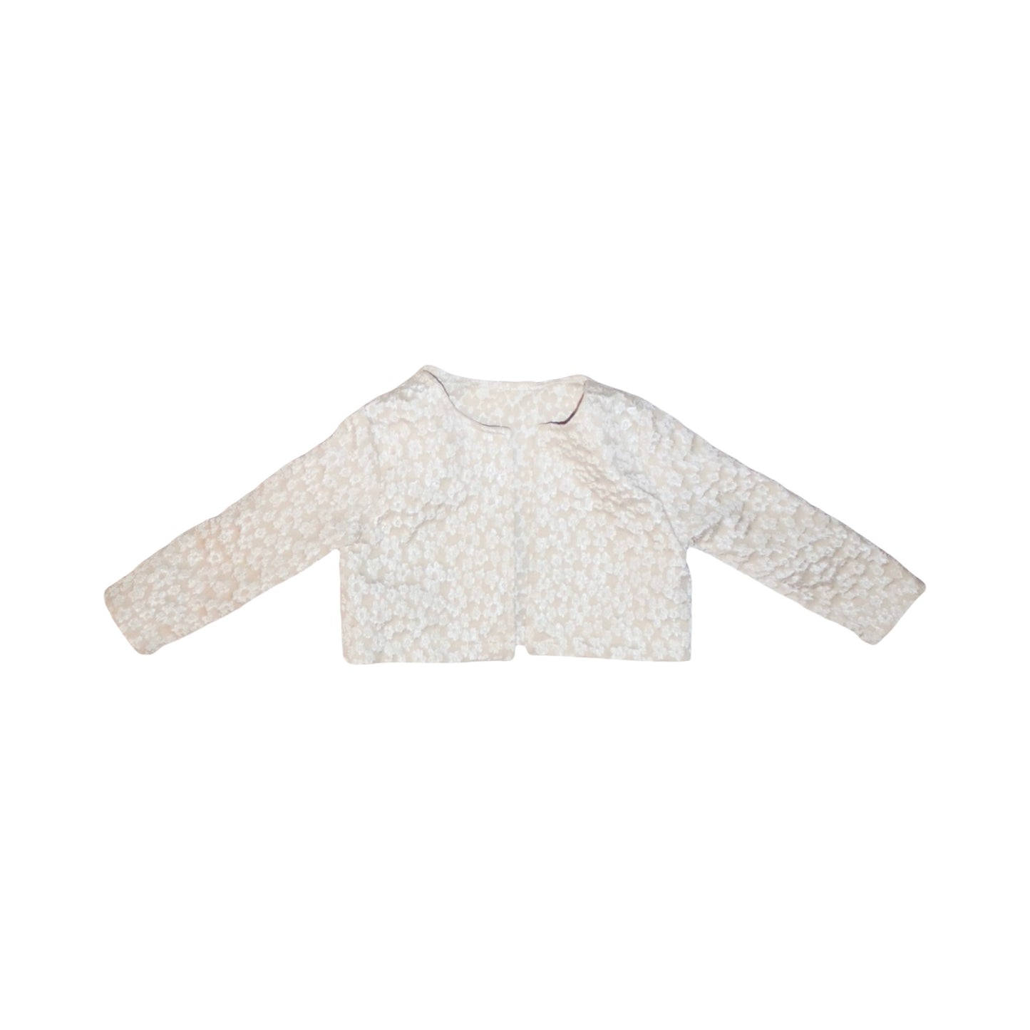 Kofta & Fest Klänning Matchande Set - Storlek 98 - Beige