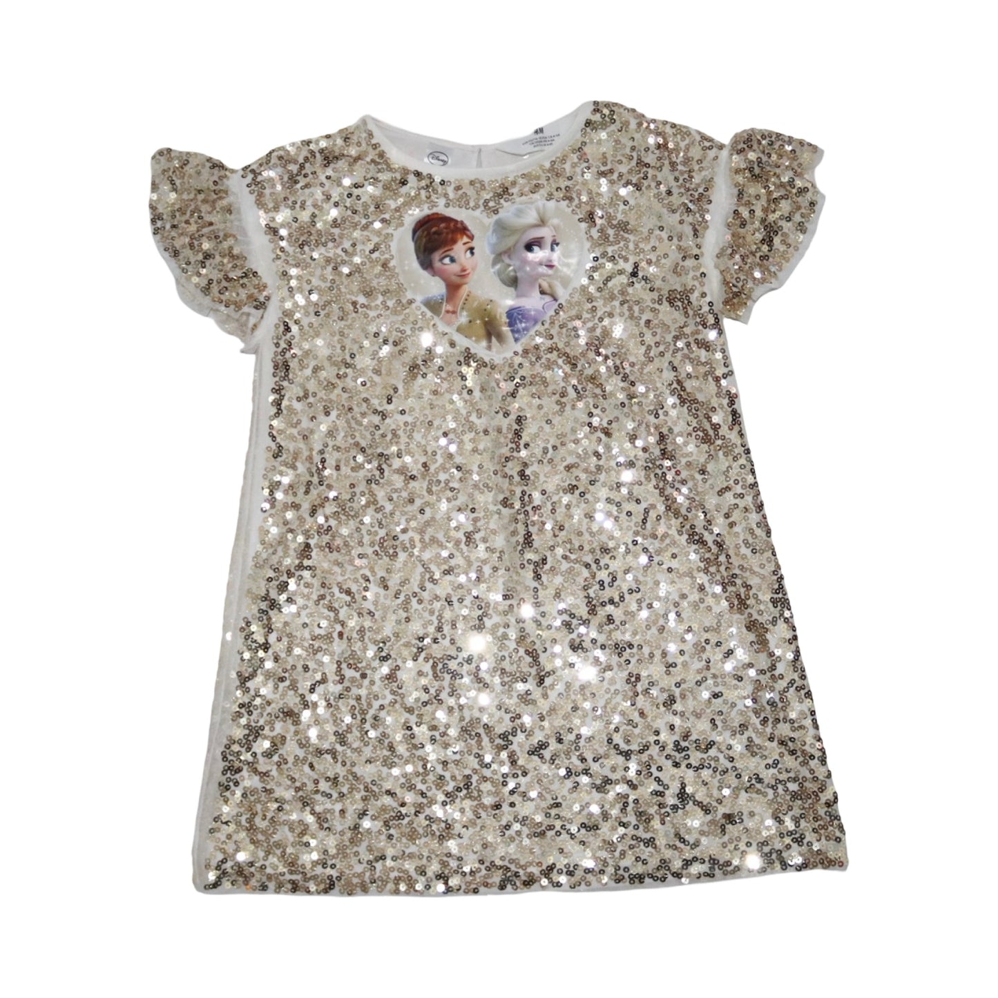 DISNEY Fest Klänning från H&M - Storlek 110/116 - Guld