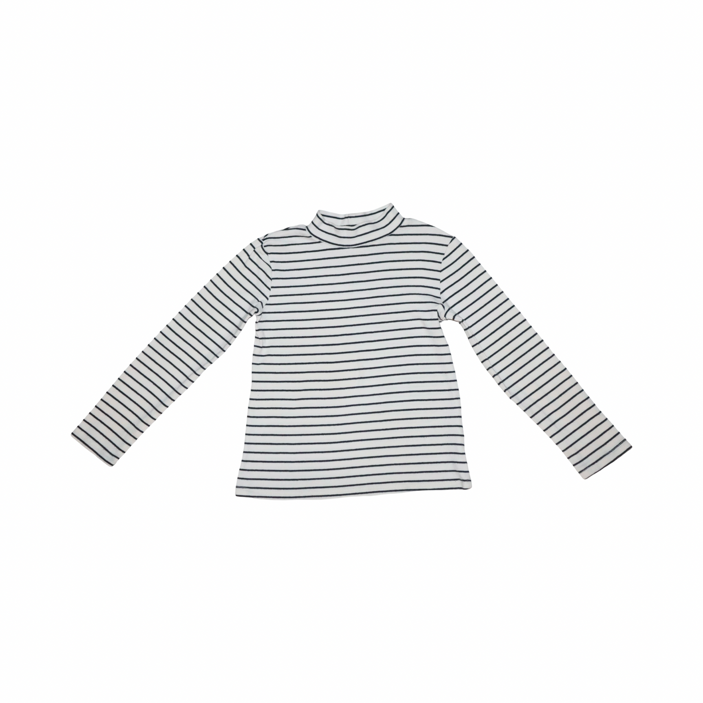 Långärmad T-shirt (2 Pack) från H&M  - Storlek 110/116 - Rosa & Vit (Multi)