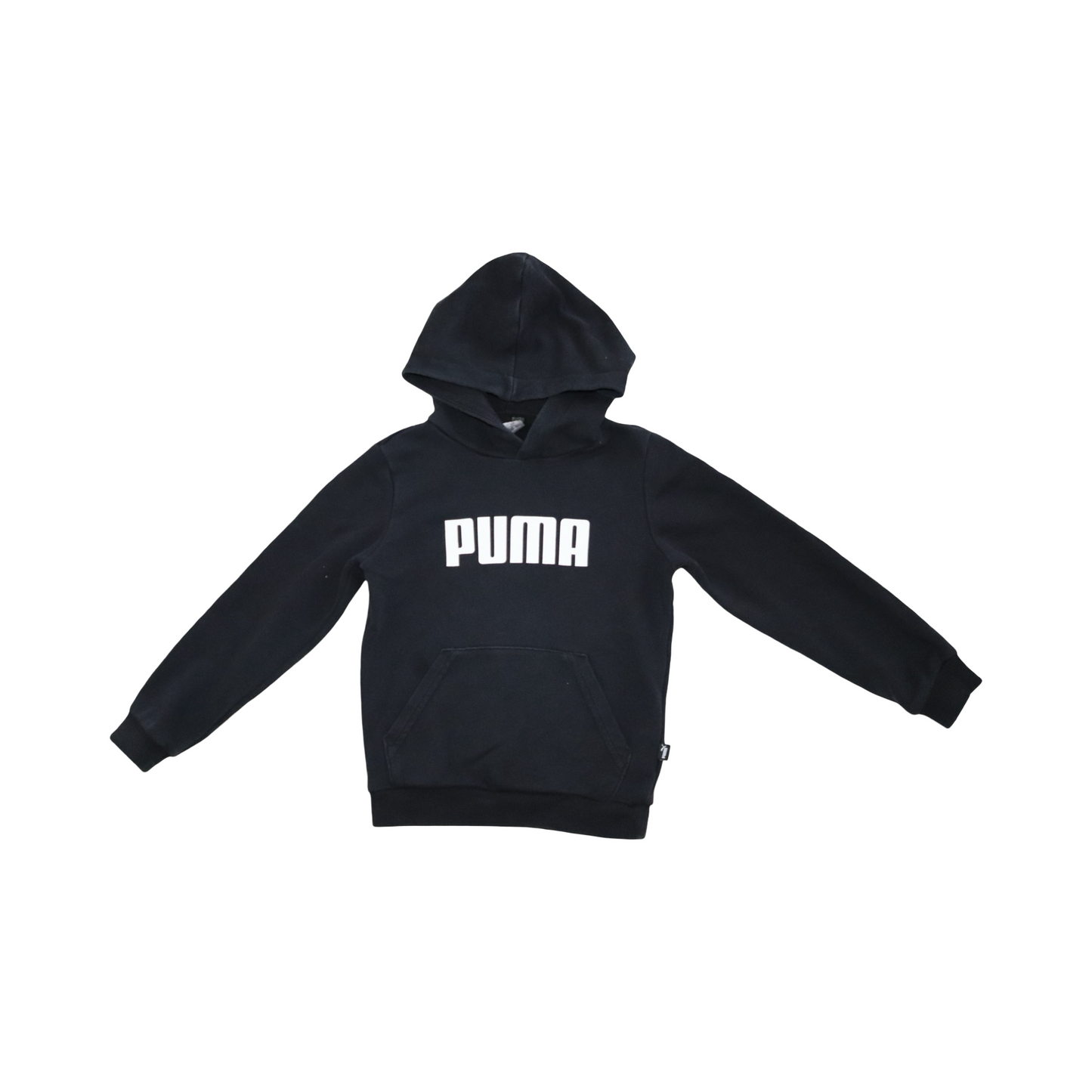 Tröja med Huva från PUMA - Storlek 116 - Svart & Vit