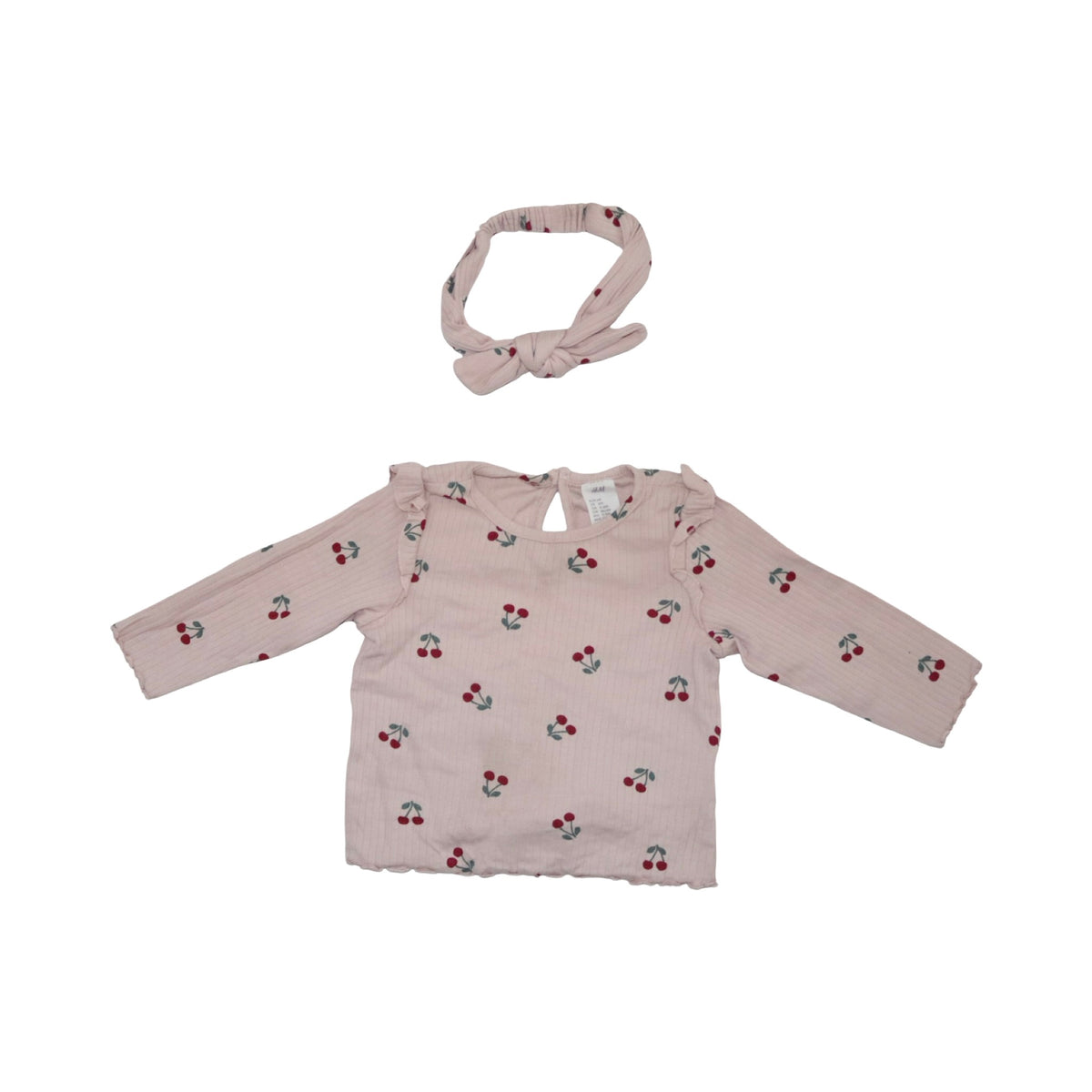 T-shirt & Byxor Matchande Set från H&M - Storlek 68 - Ljusrosa (Multi)