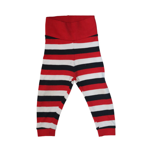 Leggings Byxor från lupilu - Storlek 74/80 - Röd & Vit (Multi)