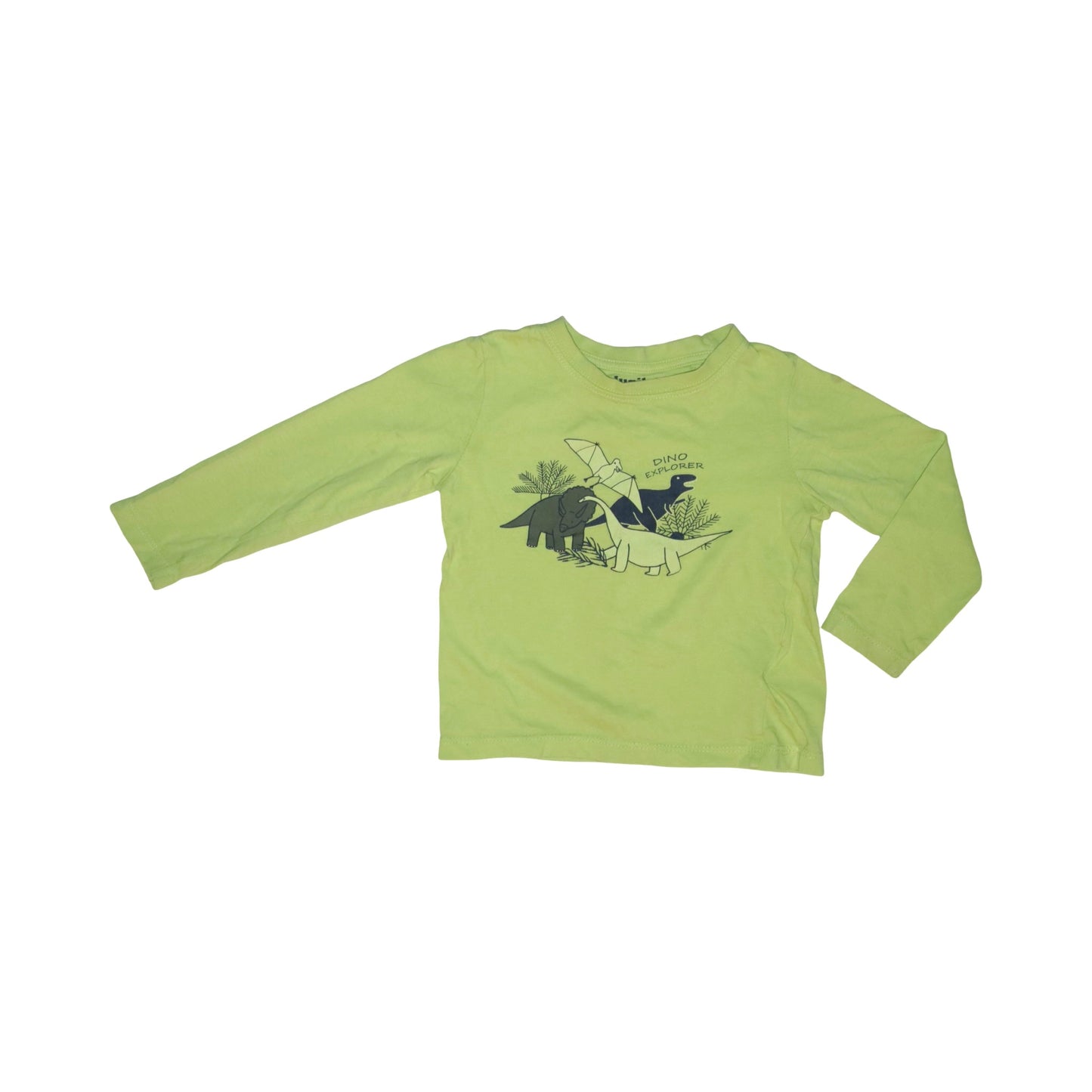 Långärmad T-shirt från lupilu - Storlek 98/104 - Grön