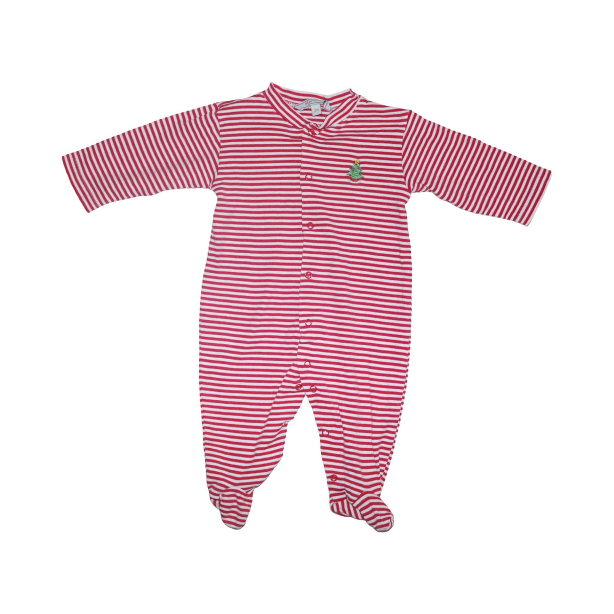 Långärmad Pyjamas från Primmi - Storlek 62 - Röd & Vit