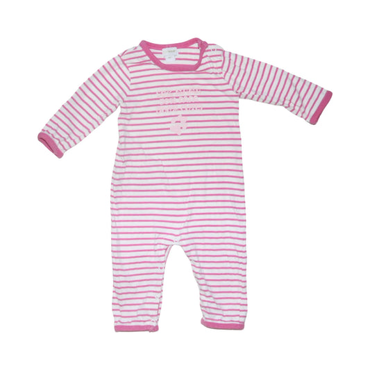 Långärmad Pyjamas från mywear - Storlek 68 - Rosa & Vit