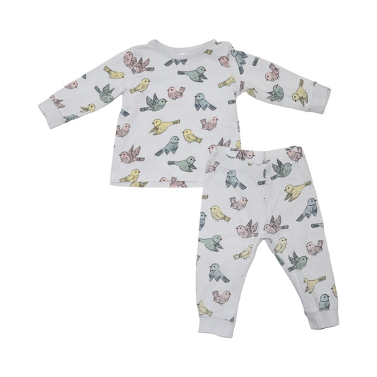 Pyjamas Tröja & Byxor Matchande Set från H&M - Storlek 68 - Vit (Multi)