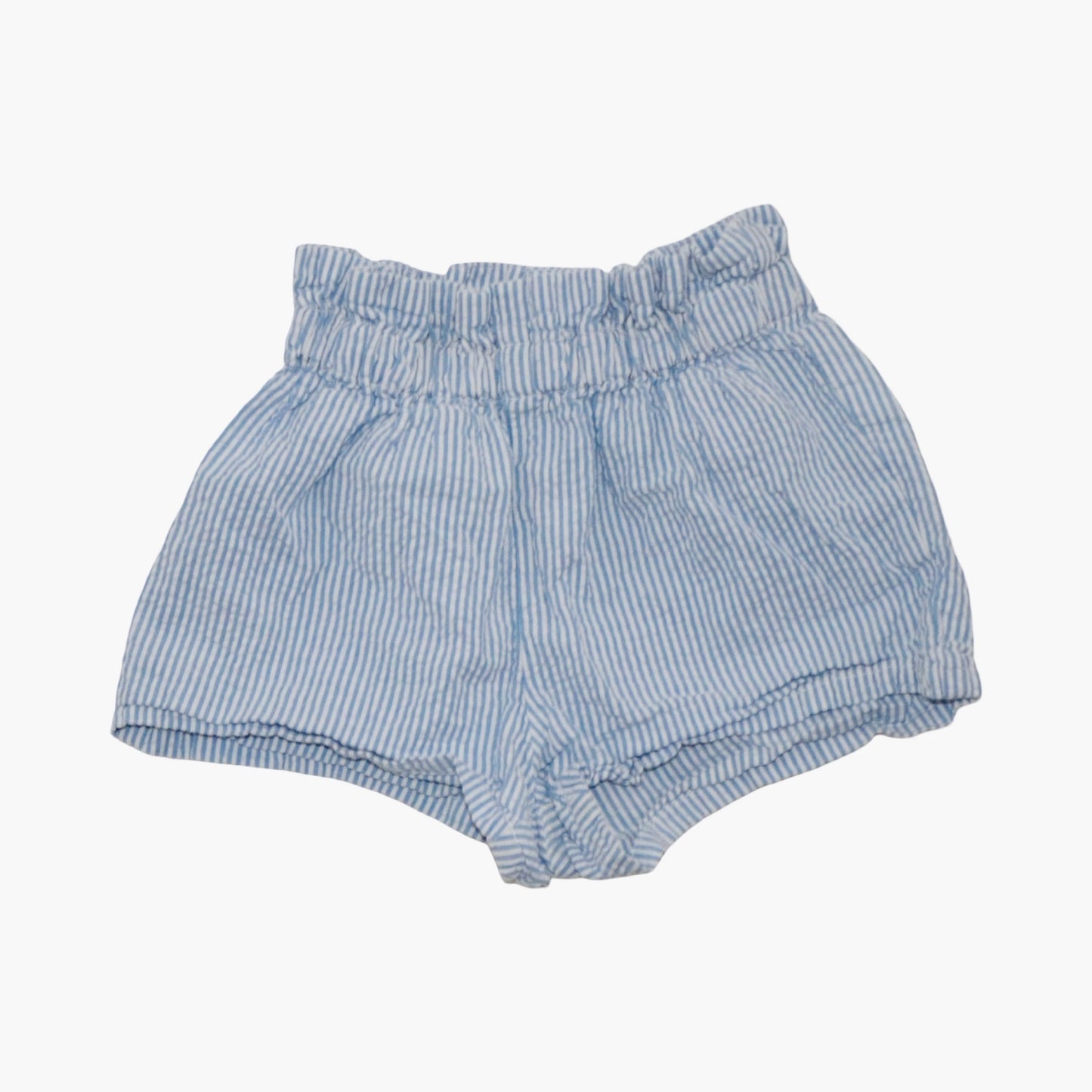 Kortärmad Blus & Shorts Matchande Set från H&M - Storlek 68 - Blå & Vit